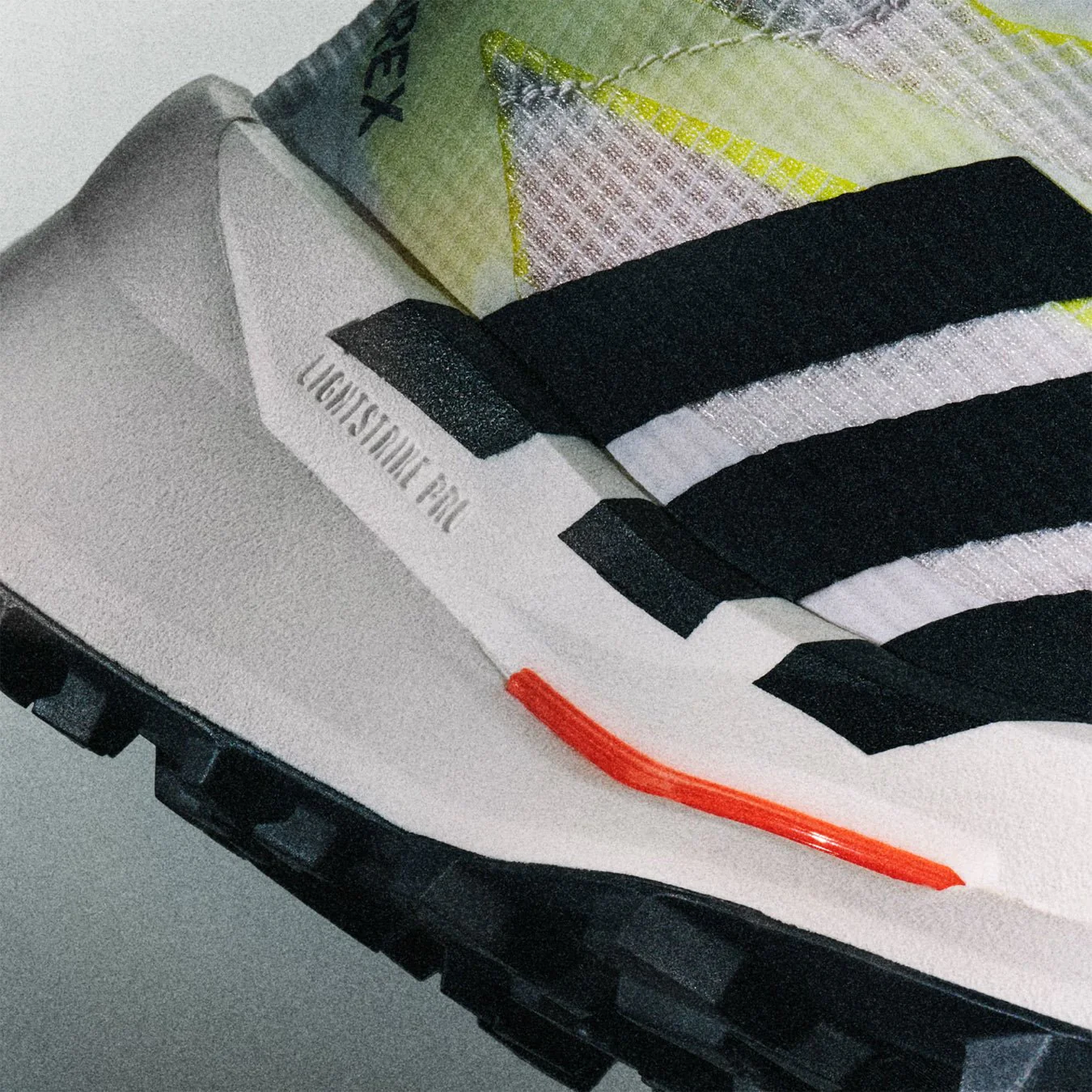 Adidas Terrex Womens Agravic TT Trail Running Shoe Cloud White / Core Black / Impact Orange - Image 7