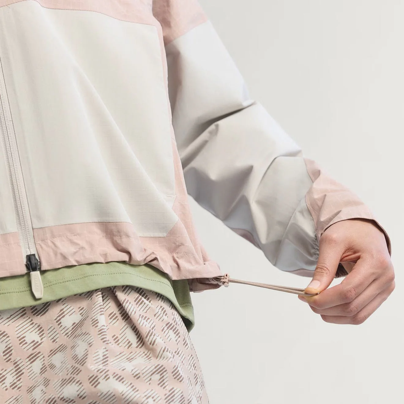 Adidas Terrex Womens Xploric 2 Layer Climaproof Jacket Wonder Taupe / Beige - Image 5