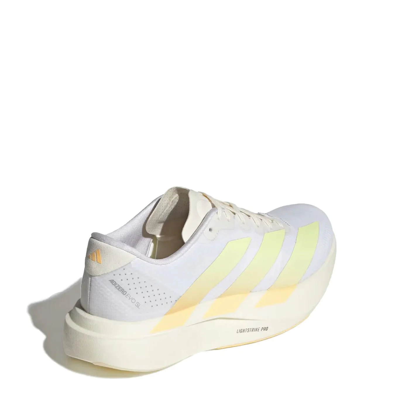 Adidas Womens Adizero Evo SL Woven Trainer Footwear White / Ice Tangerine / Off White - Image 3