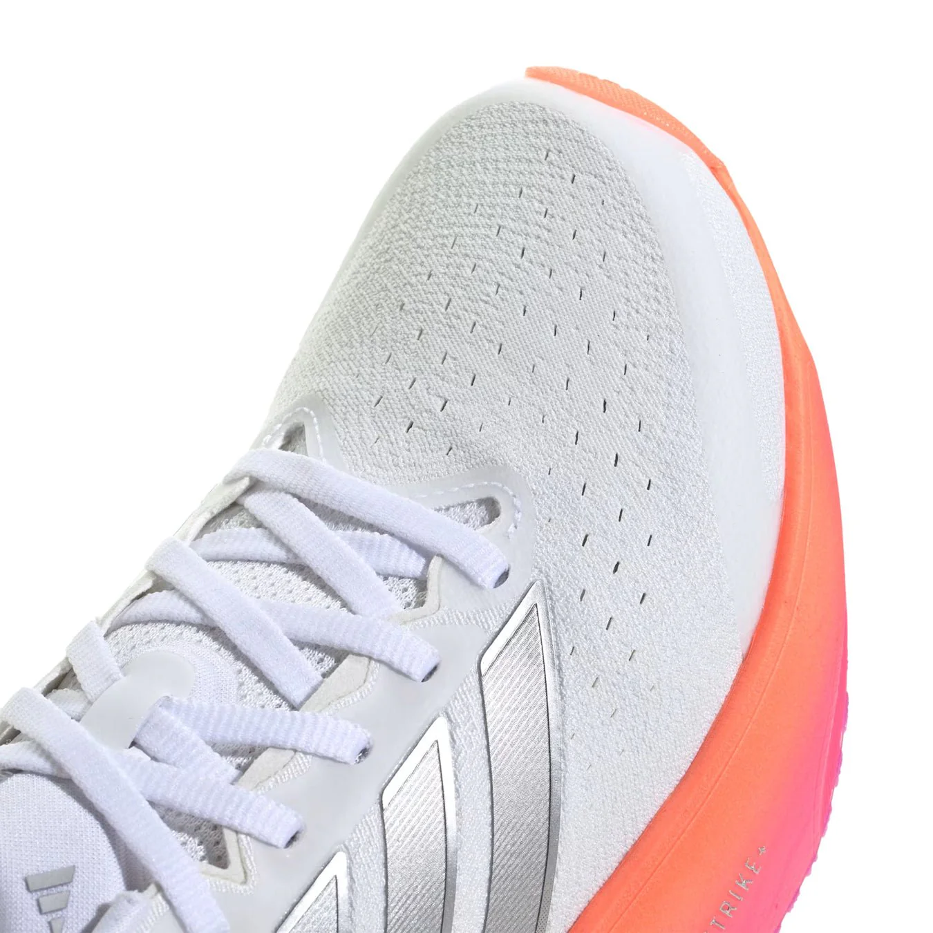 Adidas Womens Supernova Rise 3 Cloud White / Silver Metallic / Lucid Pink - Image 6