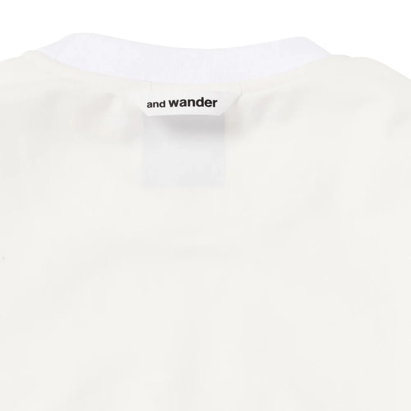 And Wander Womens Hybrid Warm Pocket L/S T-Shirt White - Image 4