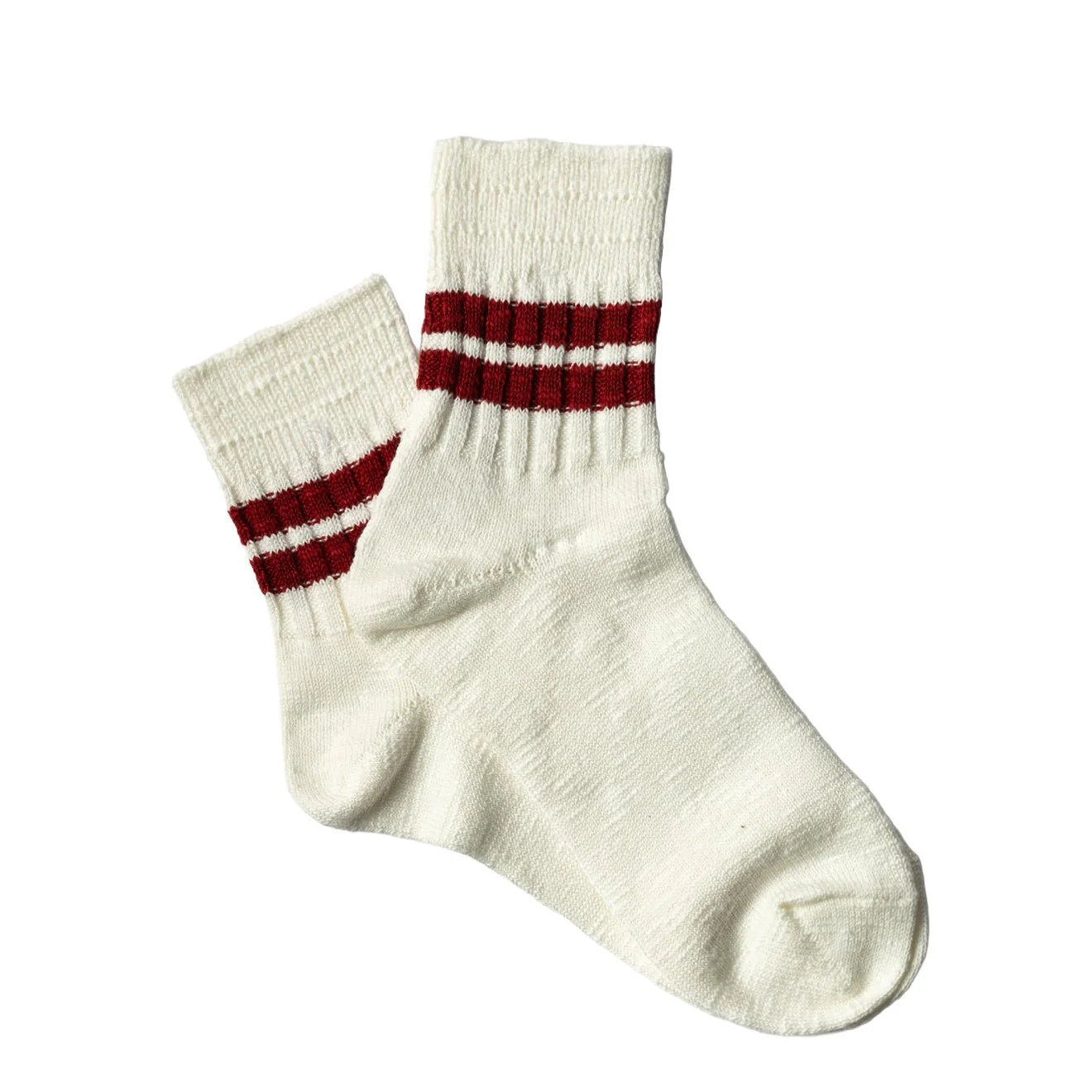 Anonymous Ism Slub Line Q Sock Red