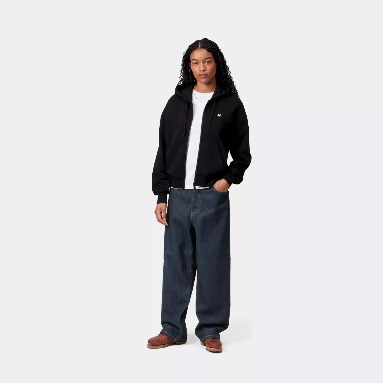 Carhartt WIP Womens Brandon Pant Blue Rinsed - Image 3