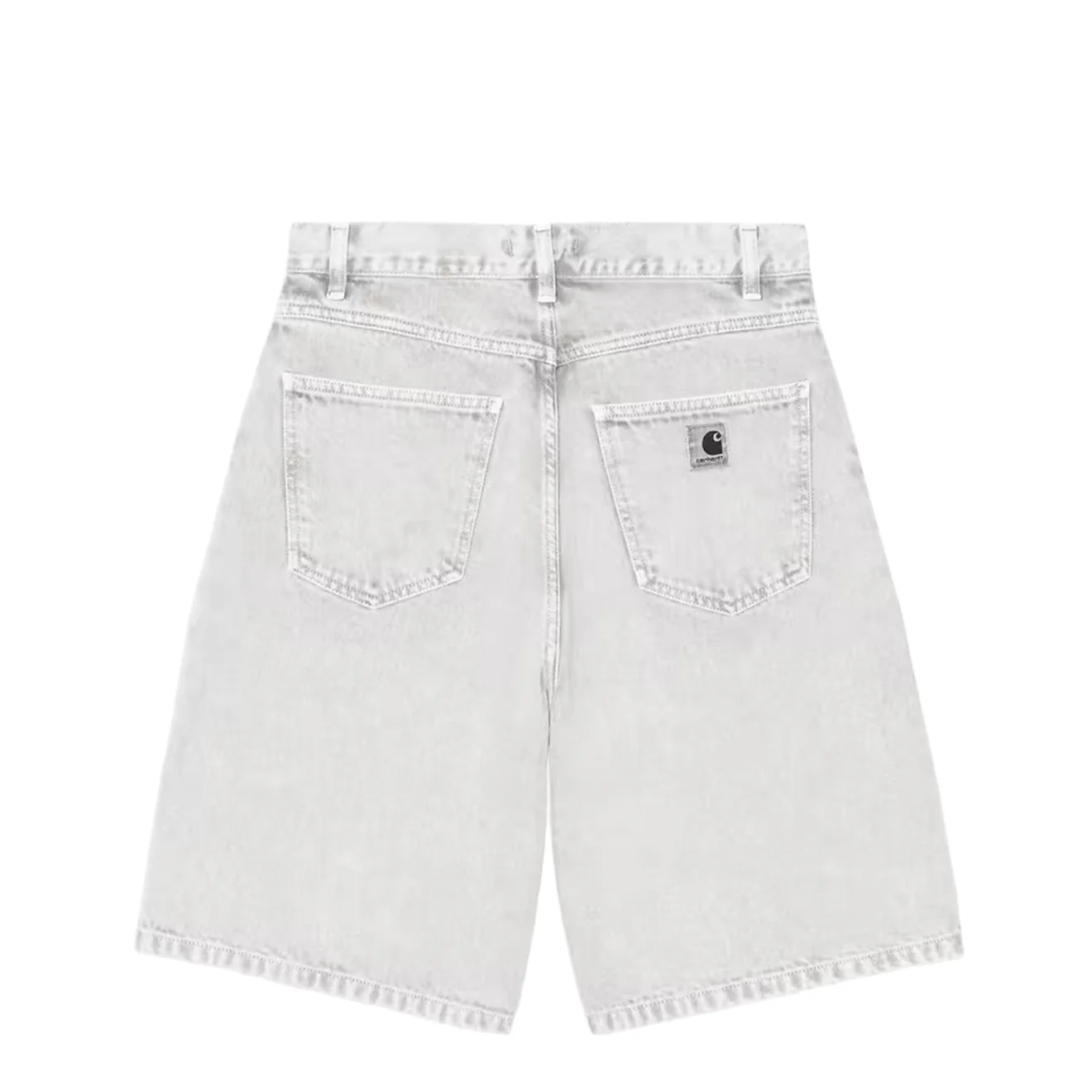 Carhartt WIP Womens Brandon Short Black Chalk Wash - Image 2