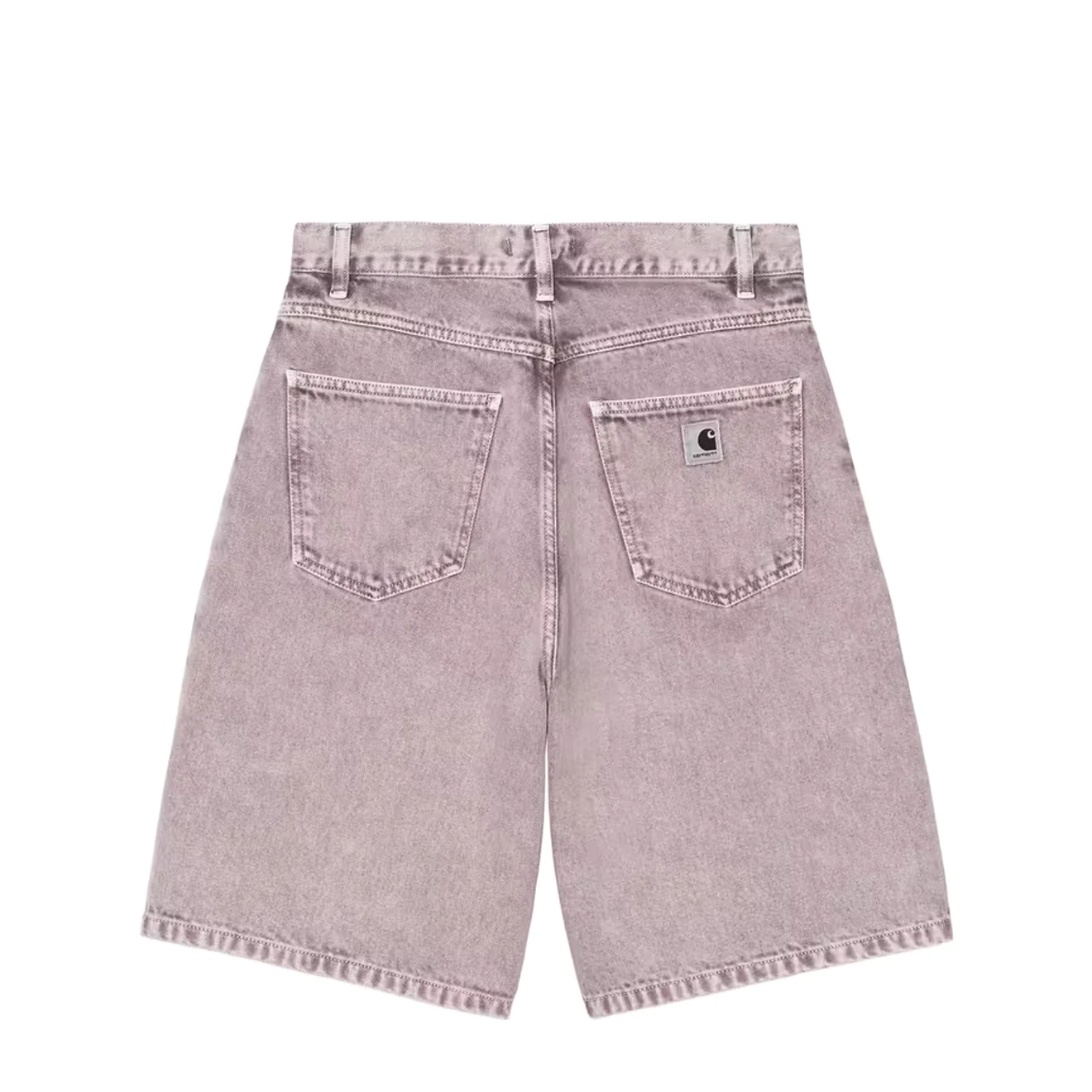 Carhartt WIP Womens Brandon Short Cozy Purple Chalk Wash - Image 2
