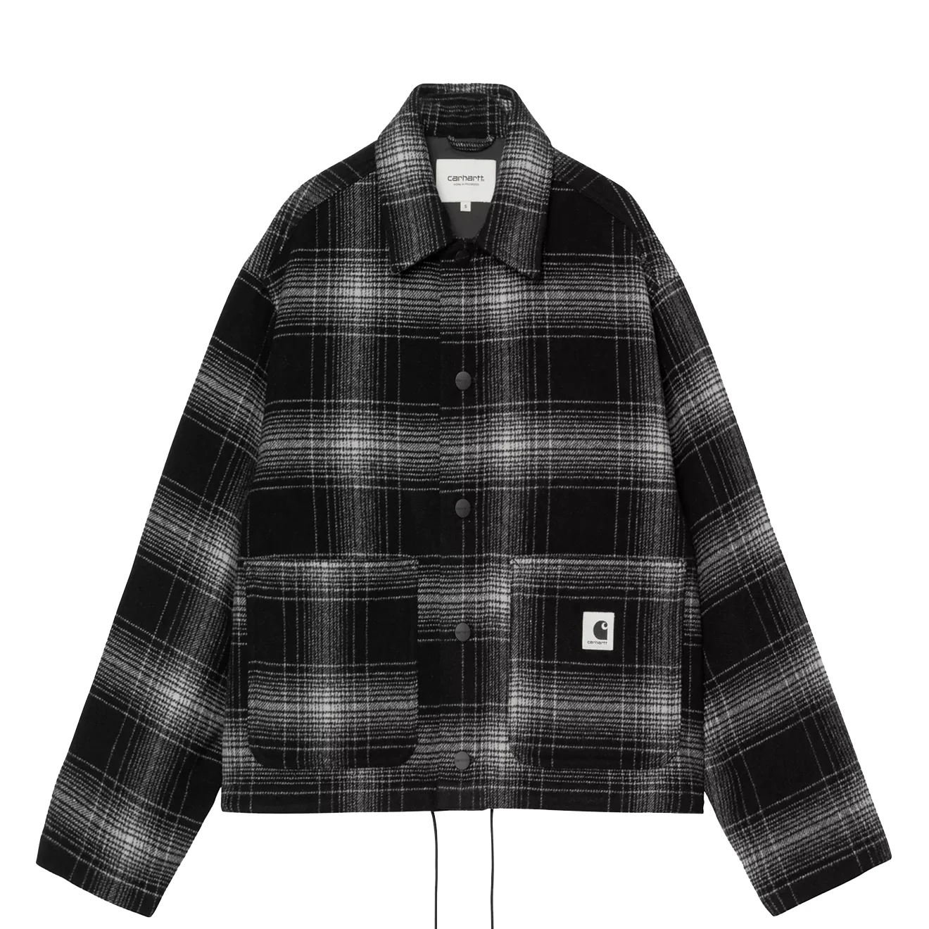 Carhartt WIP Womens Brennan Shirt Jac Brennan Check Black/Wax
