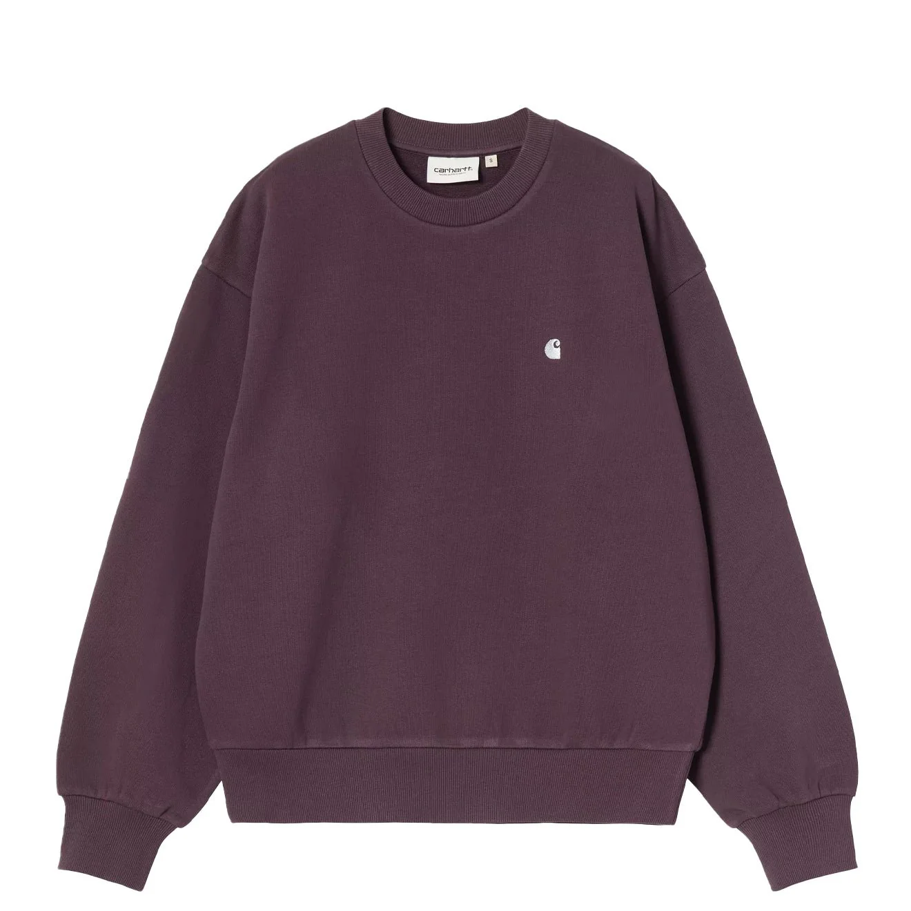 Carhartt WIP Womens Casey Sweatshirt Cozy Purple / Silver