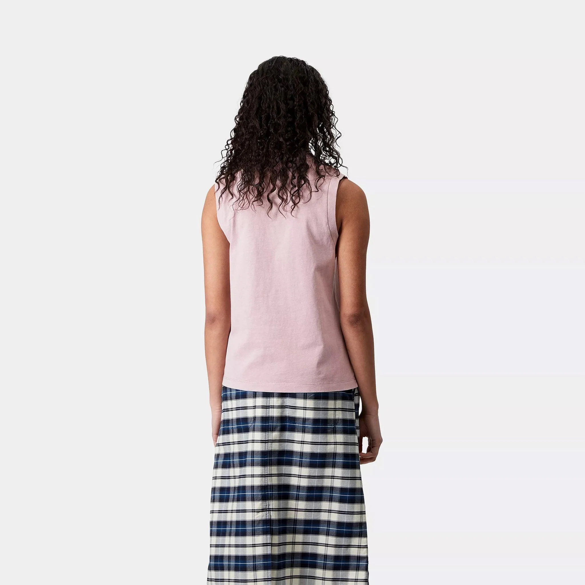 Carhartt WIP Womens Nelson A-Shirt Hortensia Garment Dyed - Image 4
