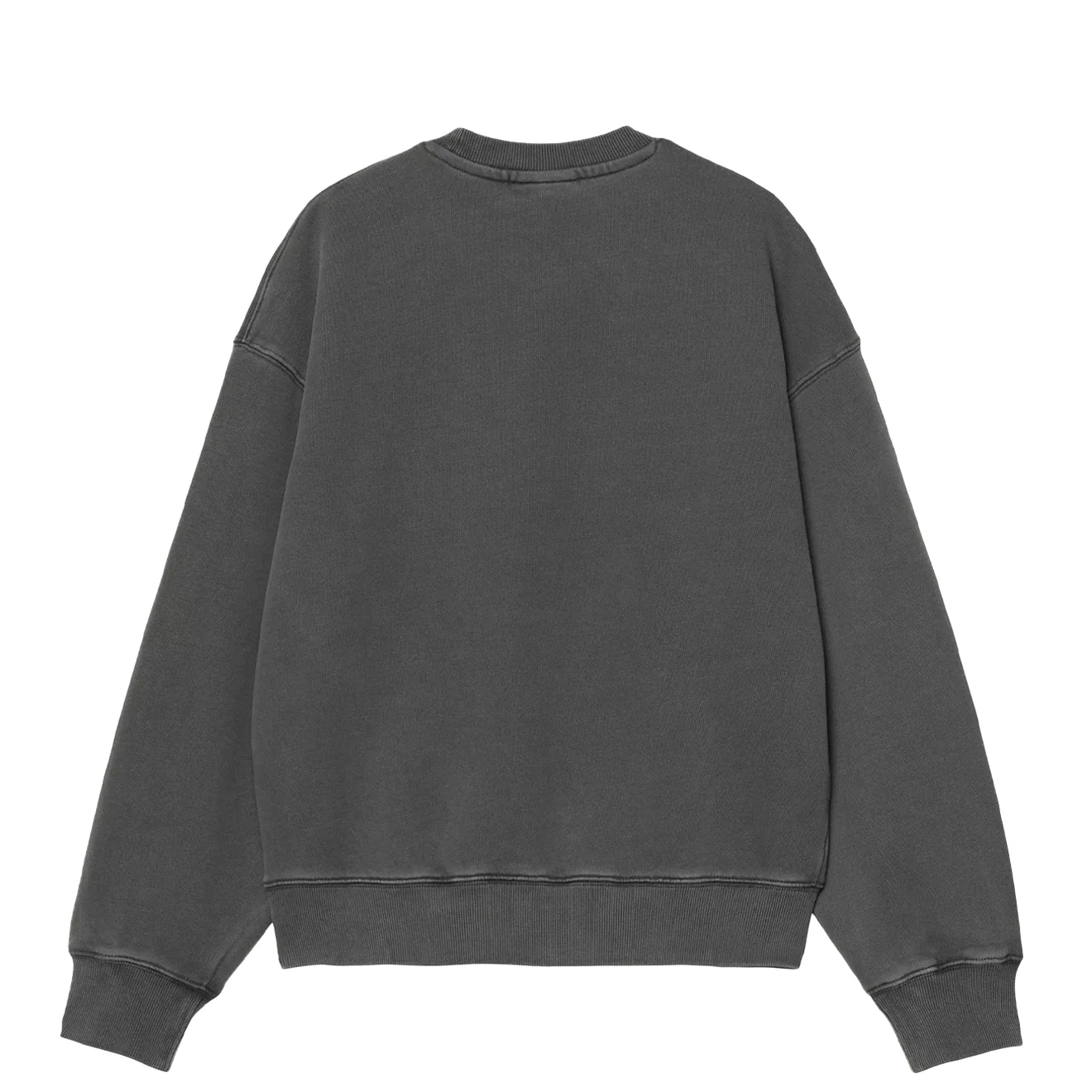 Carhartt WIP Womens Nelson Sweatshirt Black Garment Dyed - Image 2
