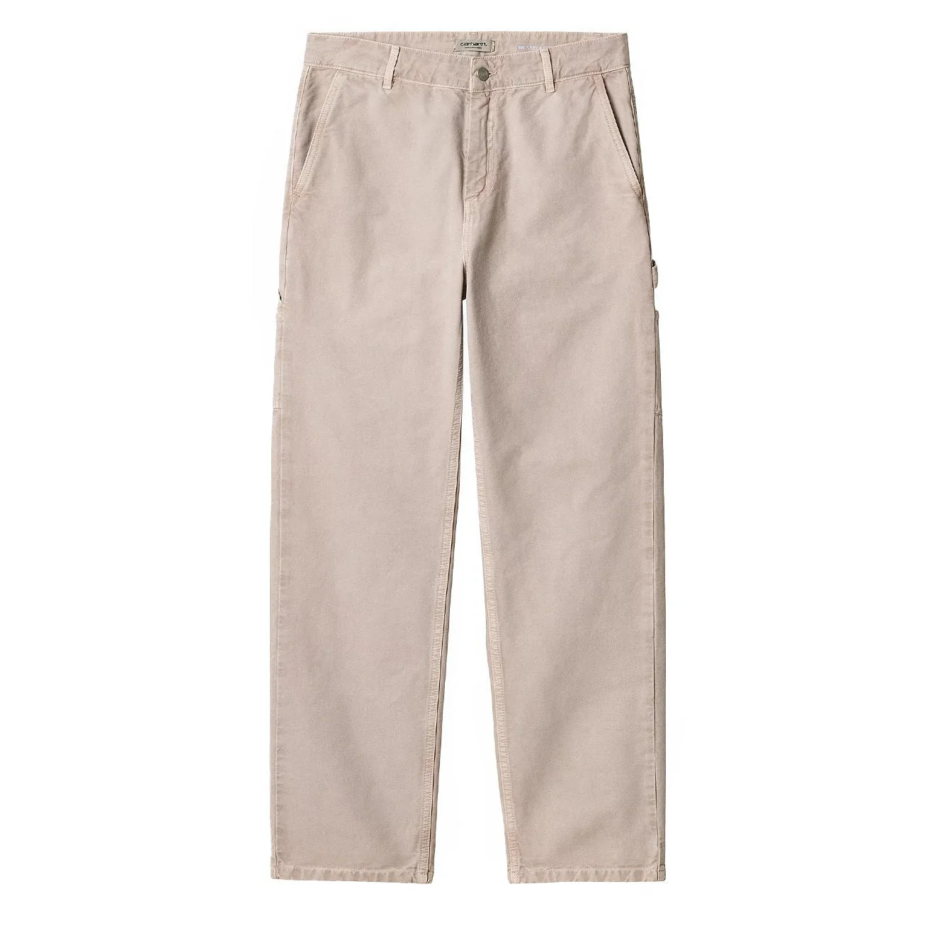 Carhartt WIP Womens Pierce Pant Straight Dusky Beige Stone Canvas