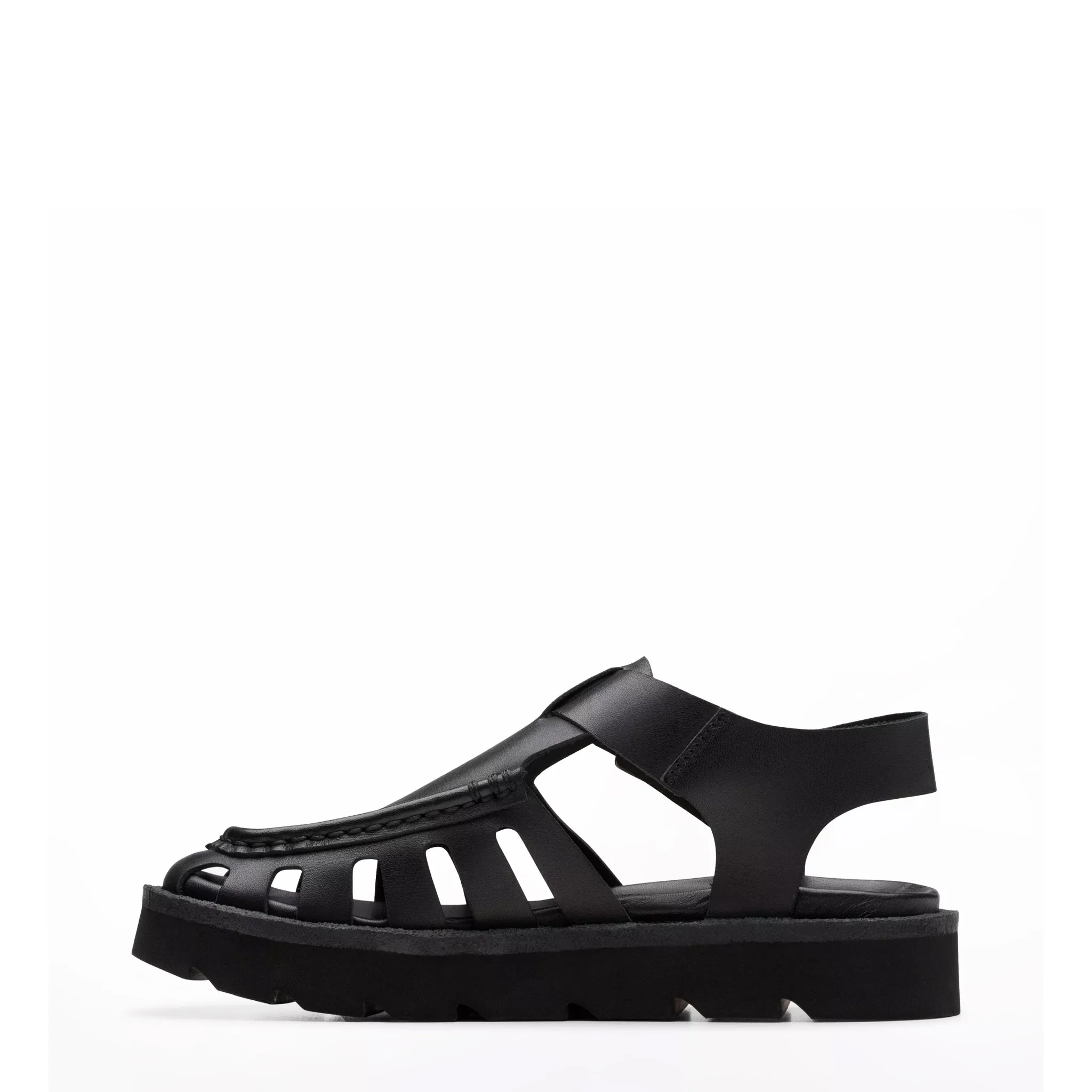 Clarks Originals Womens Meadow Buckle Black Leather - Image 5