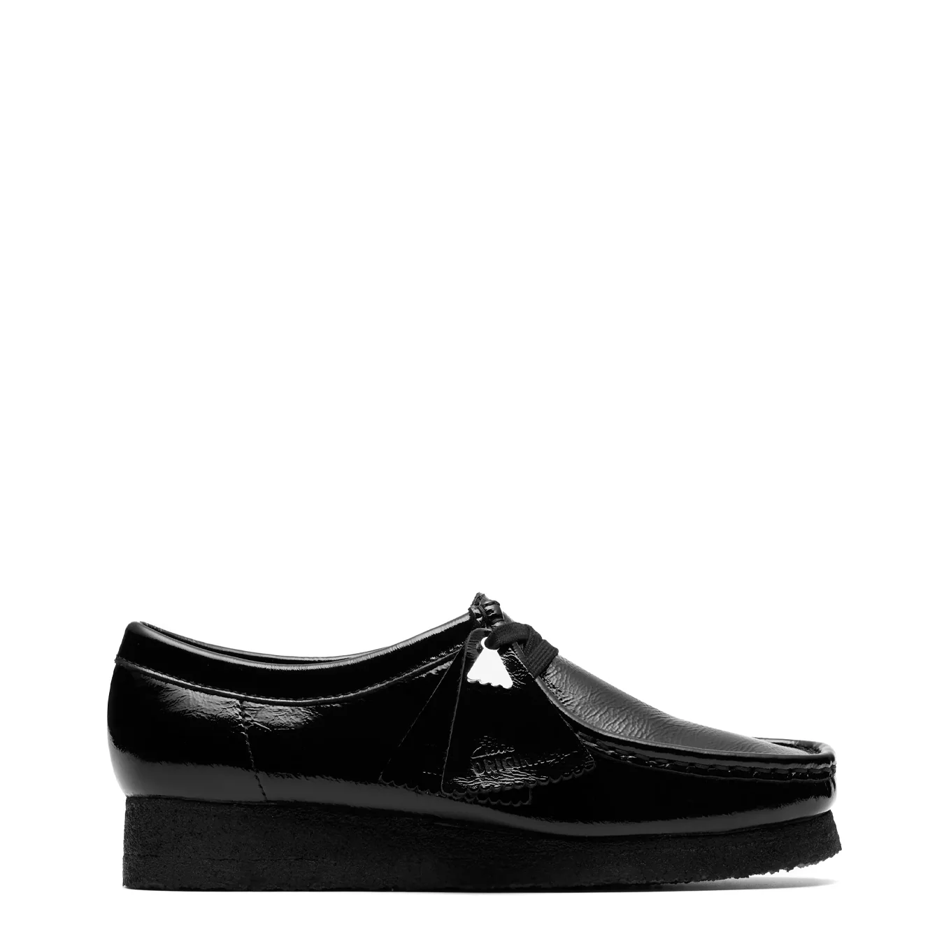 Clarks Originals Womens Wallabee Black Patent