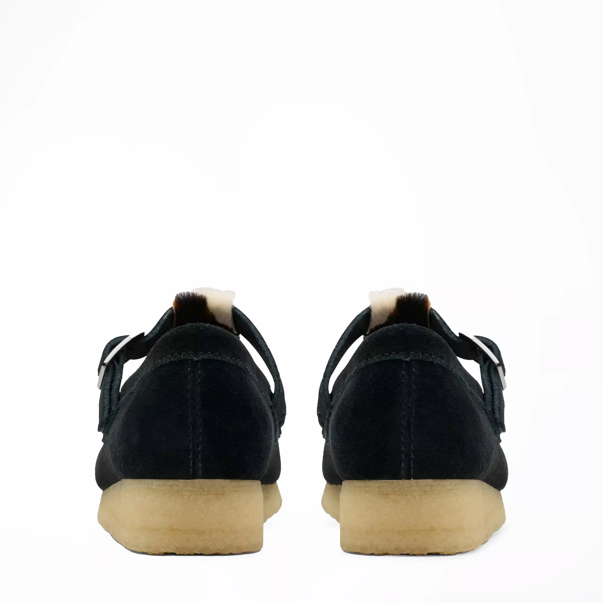 Clarks Originals Womens Wallabee T Bar Black Interest - Image 4