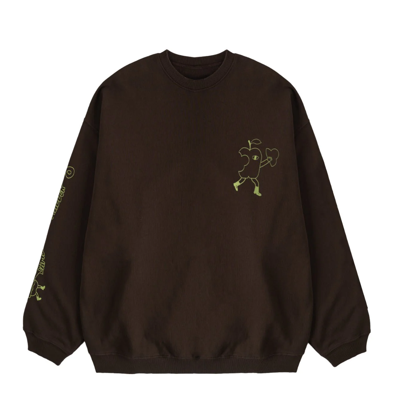 Apple Peel Sweatshirt Choc