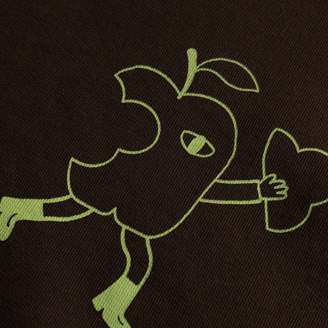 Apple Peel Sweatshirt Choc - Image 3
