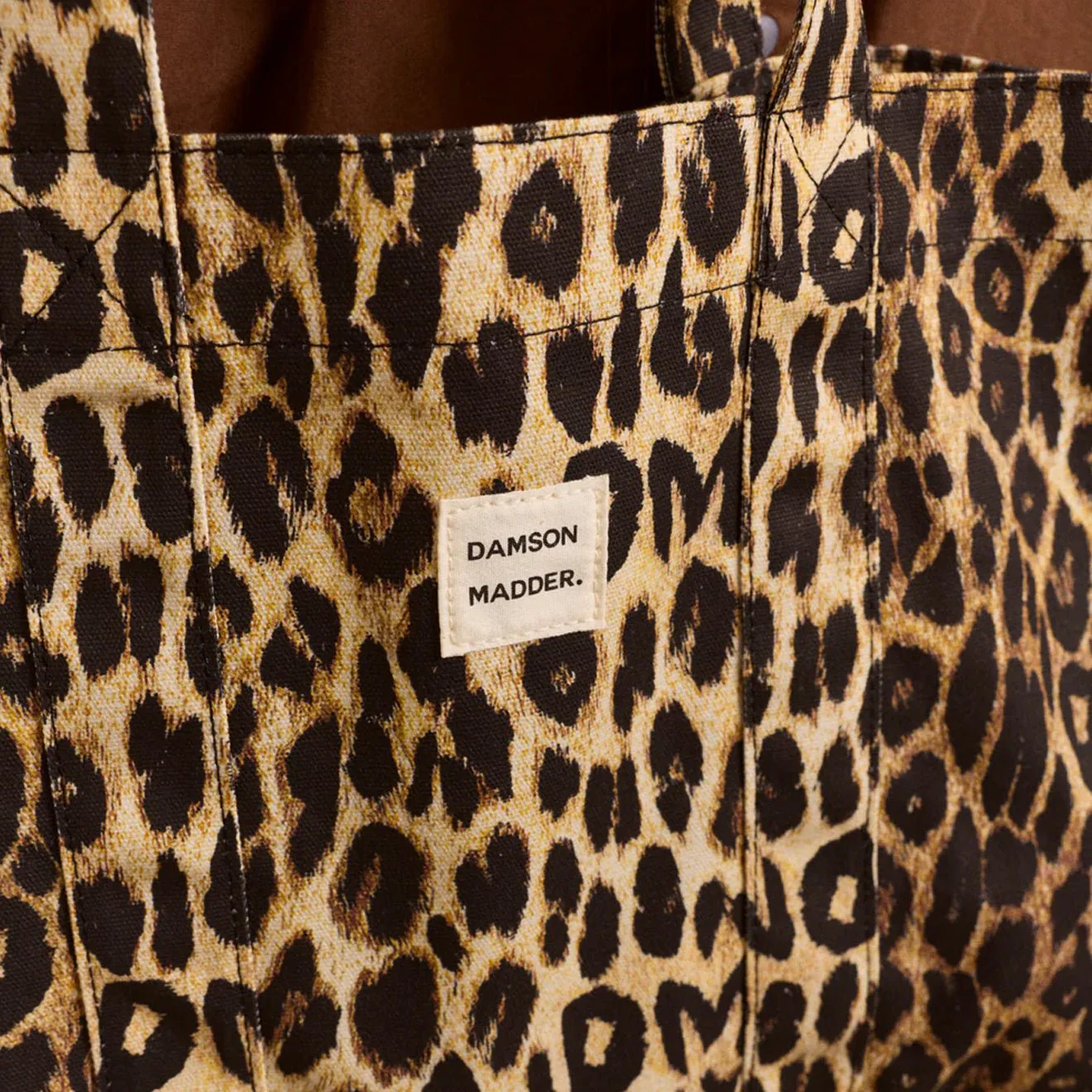 Damson Madder Canvas Leopard Tote Multi - Image 3