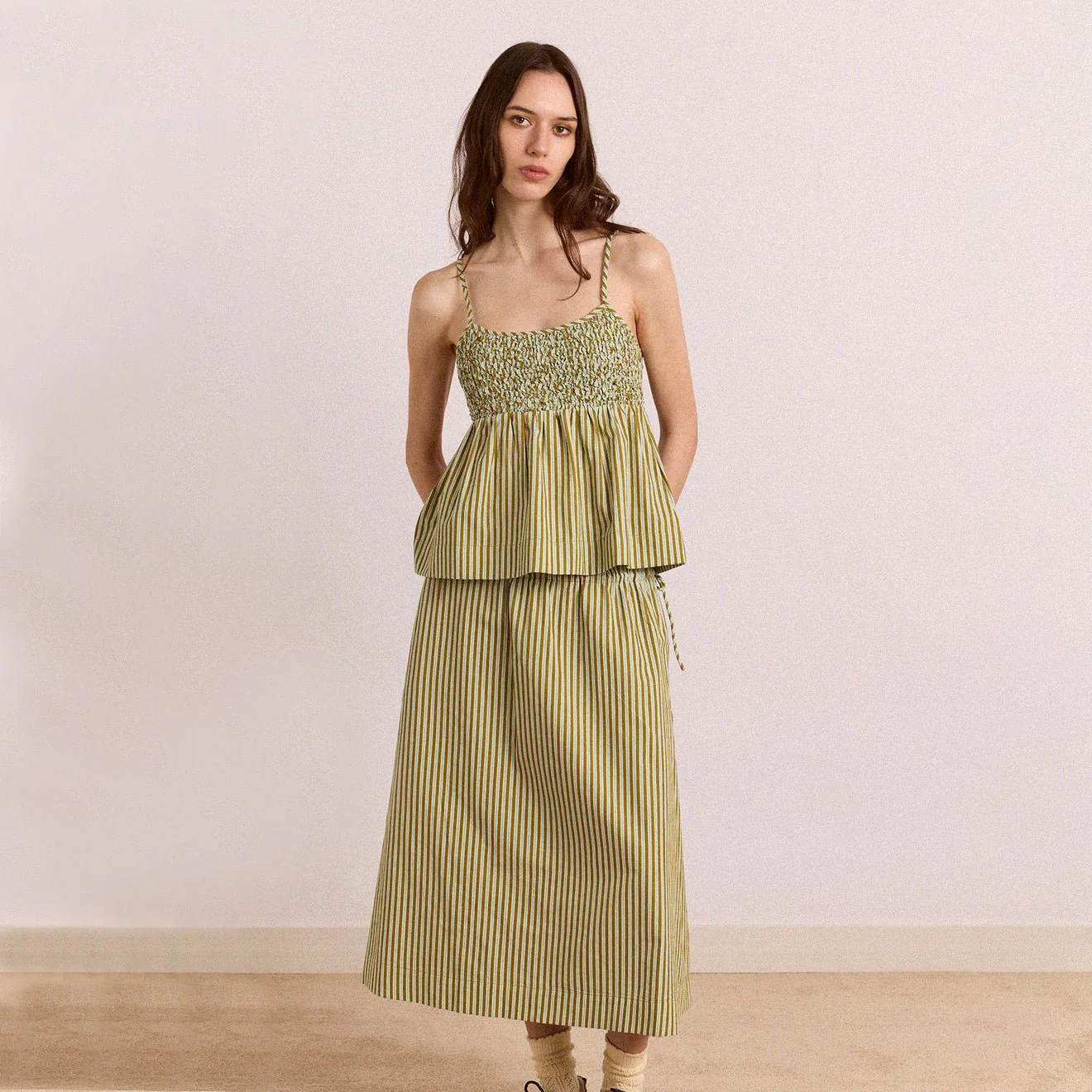 Damson Madder Dinah Cami Basil - Image 4