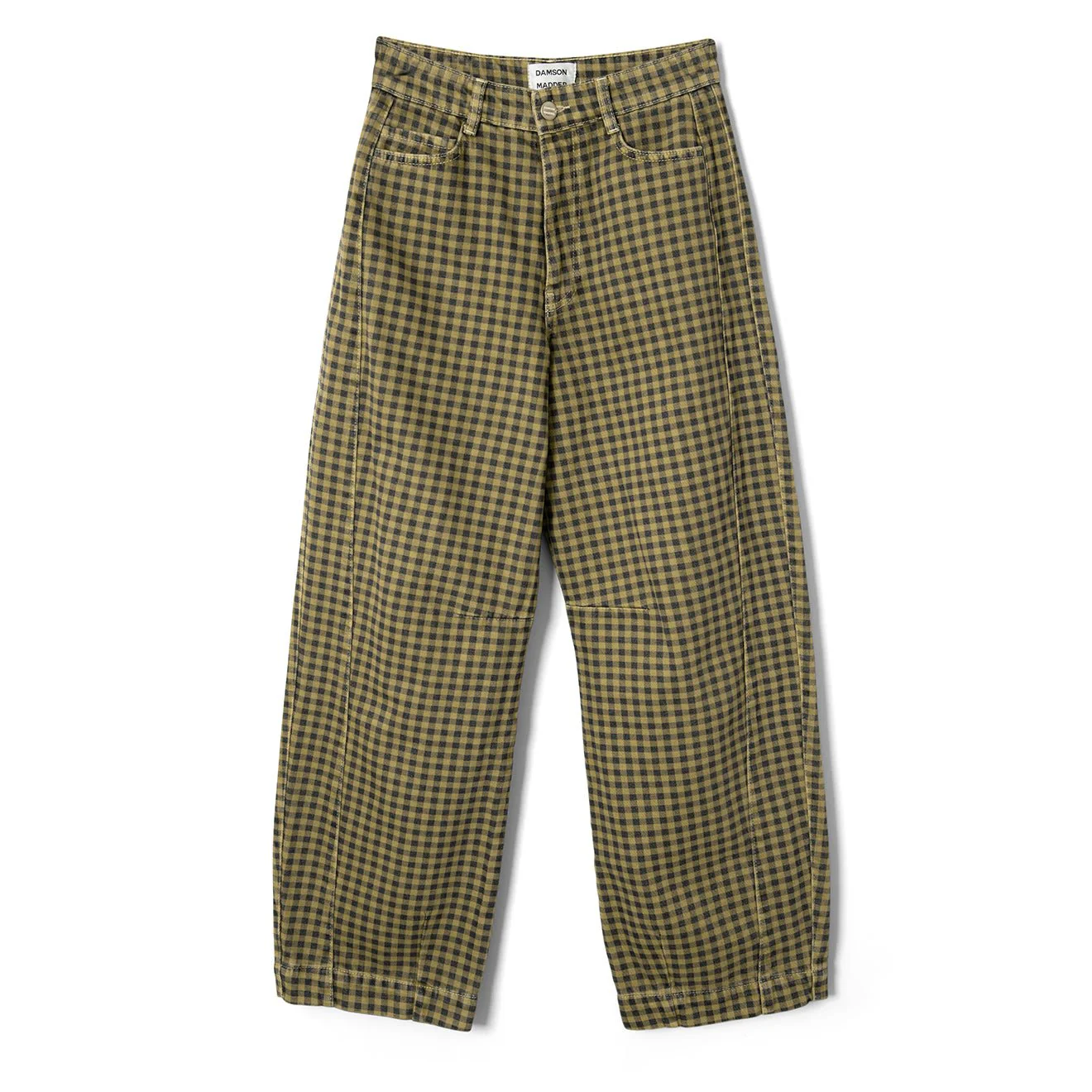 Damson Madder Felix Jeans Quince Gingham Navy