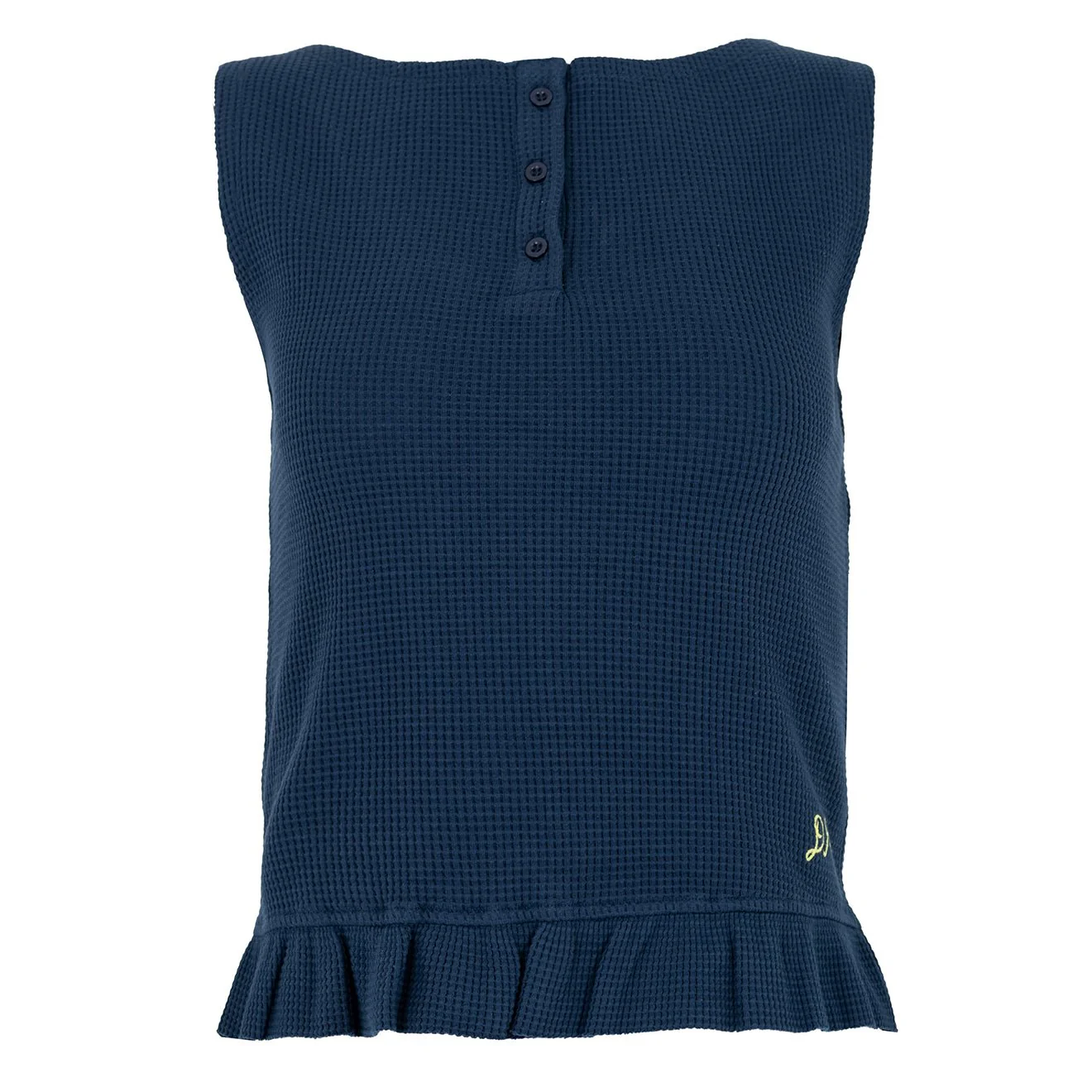Damson Madder Hattie Waffle Cami Navy / Butter