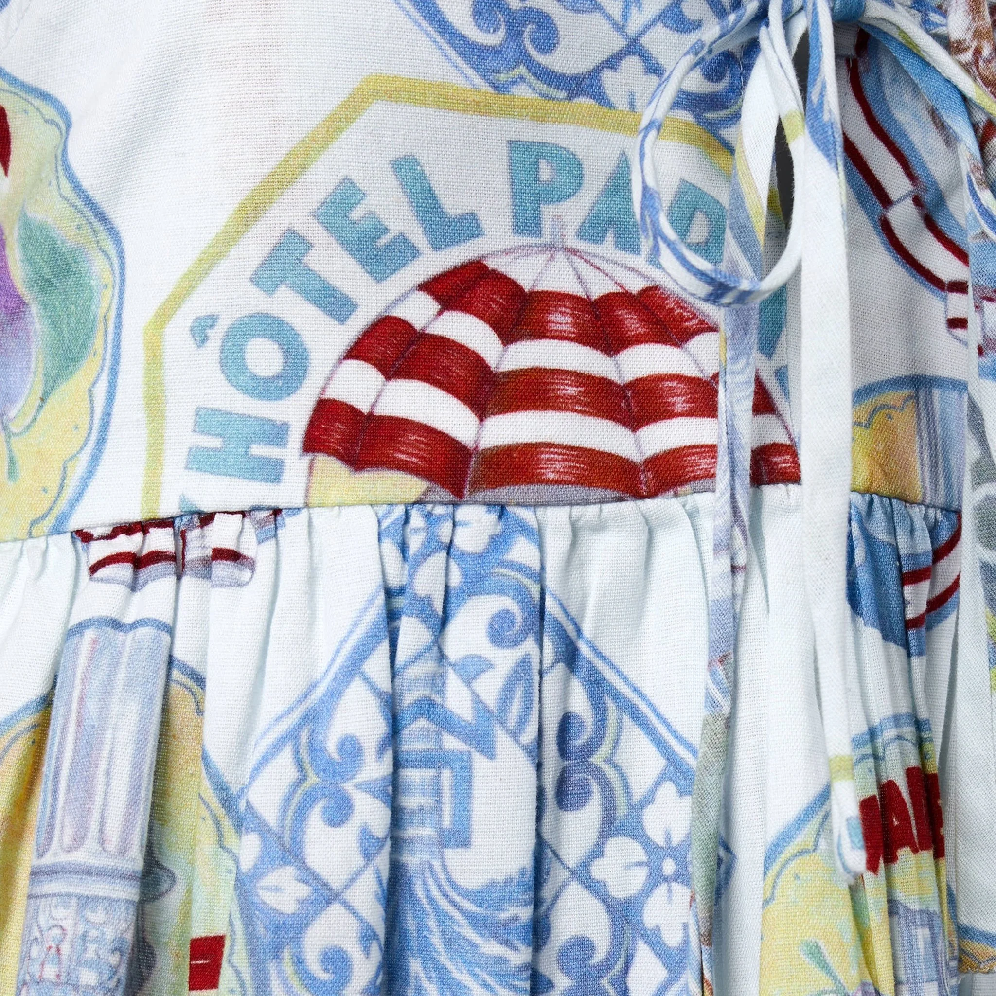 Damson Madder Penny Shell Top Holiday Print - Image 3