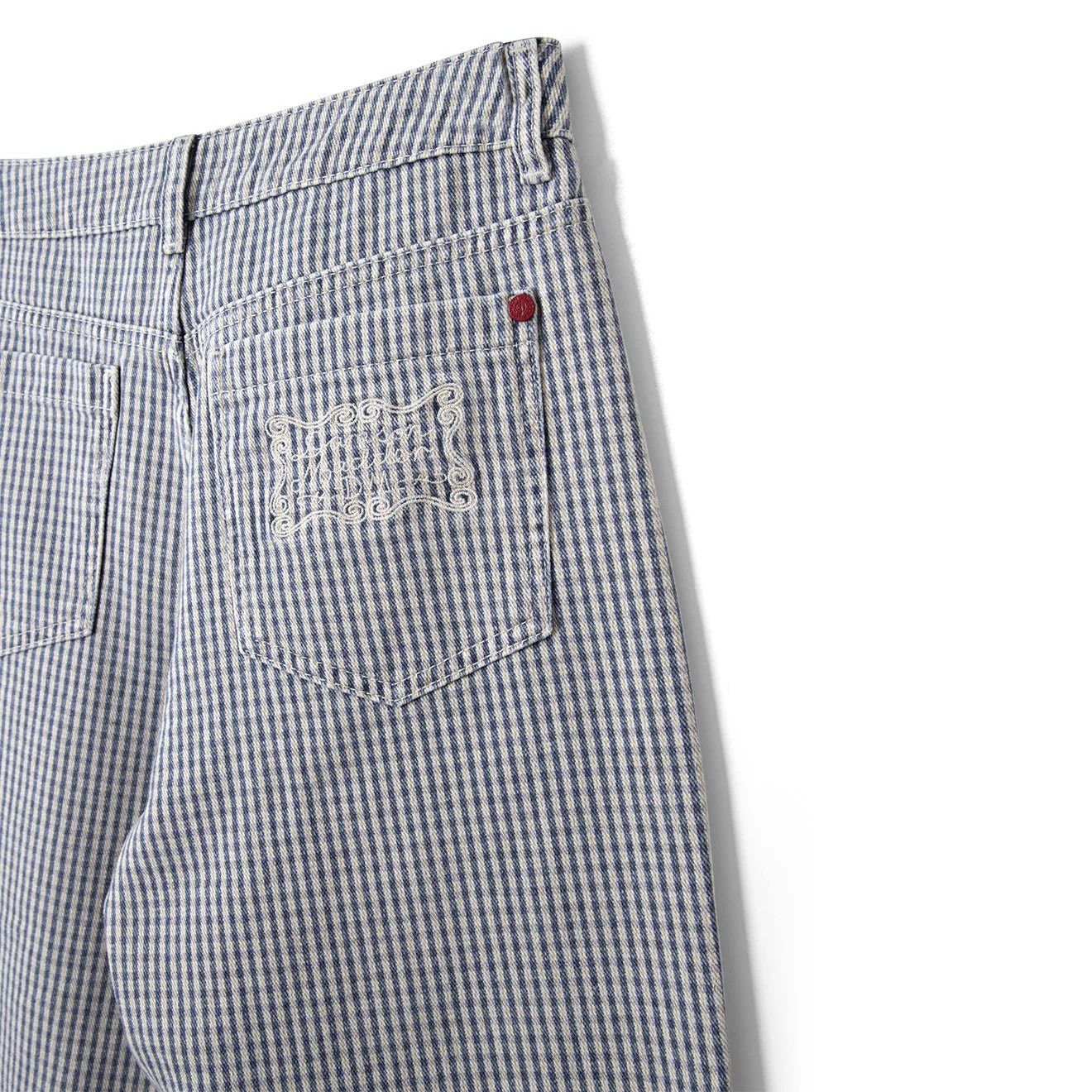 Damson Madder Womens Anya Jeans Micro Check - Image 3