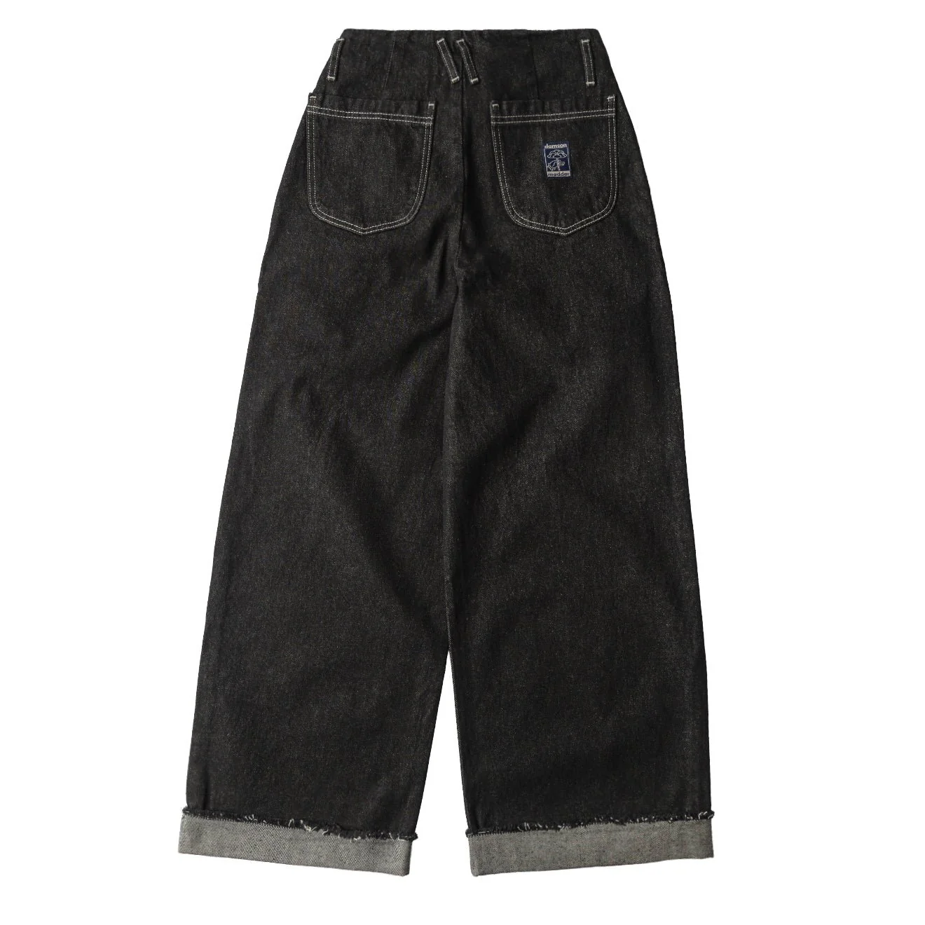 Damson Madder Womens Loose Fit Pascal Jeans Black Wash - Image 2