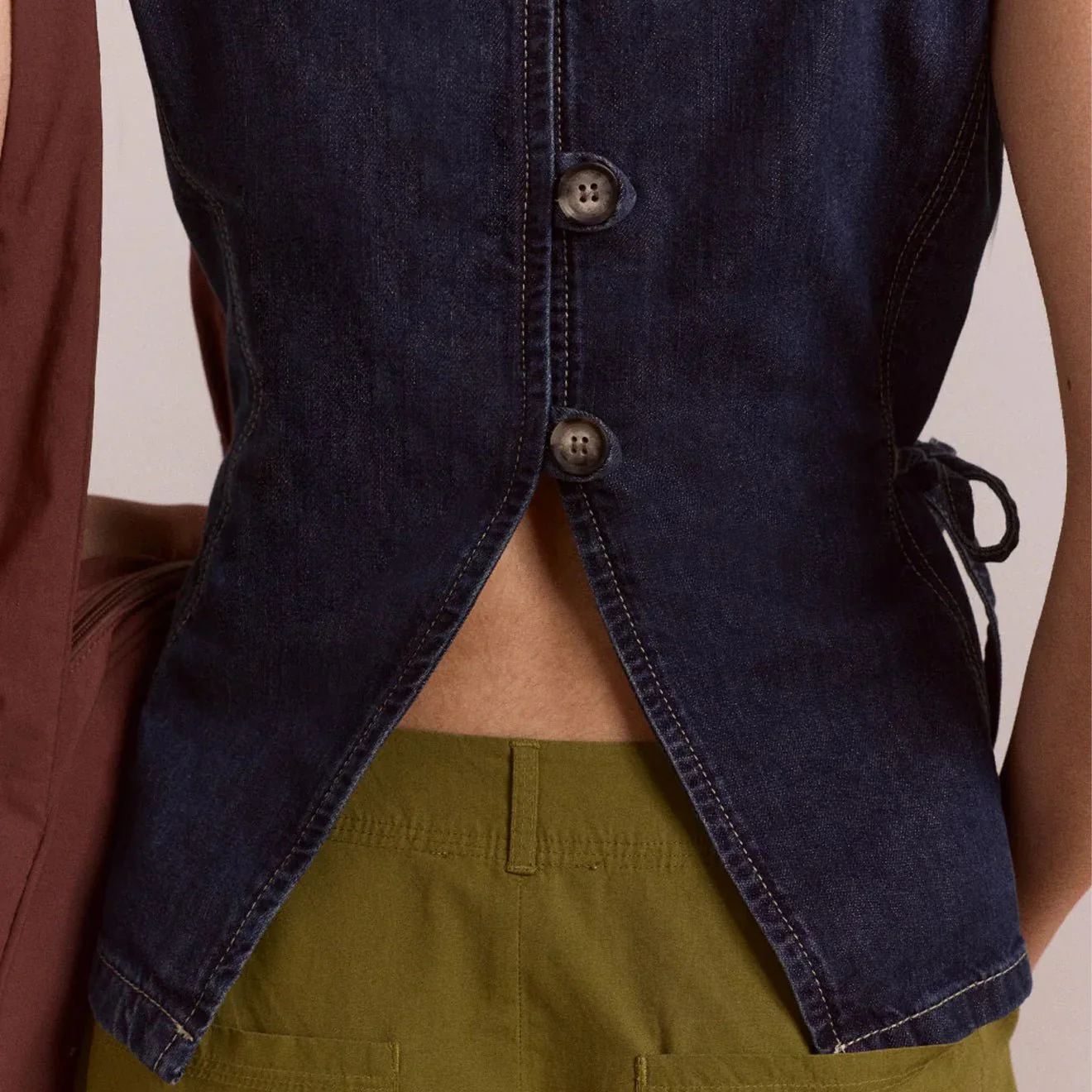 Damson Madder Womens Maxime Top Dark Indigo - Image 10