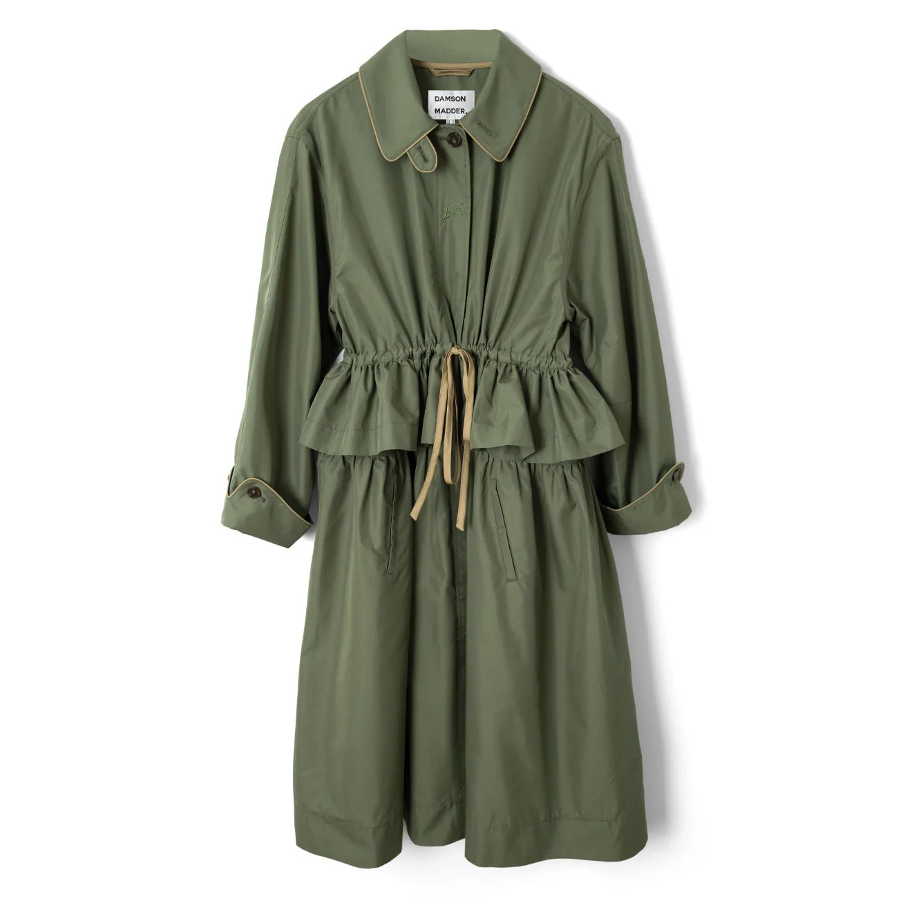 Damson Madder Womens Multi-Wear Myrtle Trench Khaki