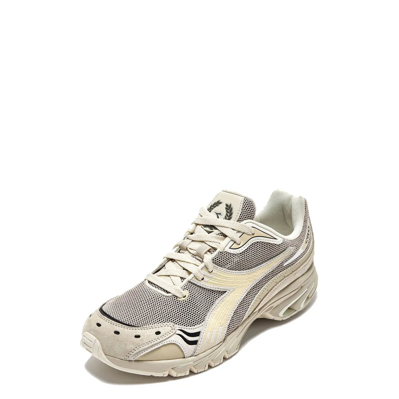 Diadora Mythos Propulsion 280 M2 Suede Trainer Fog / Silver Gray - Image 2