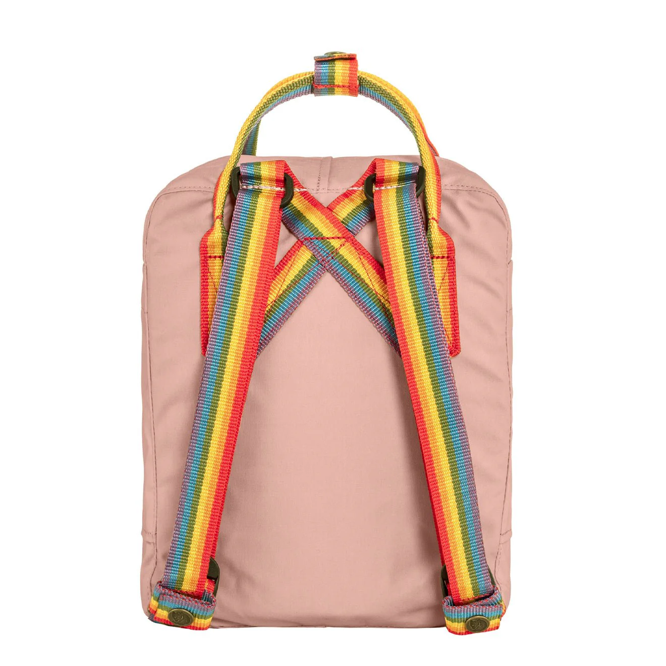 Fjallraven Kanken Rainbow Mini Chalk Rose-Rainbow Pattern - Image 3