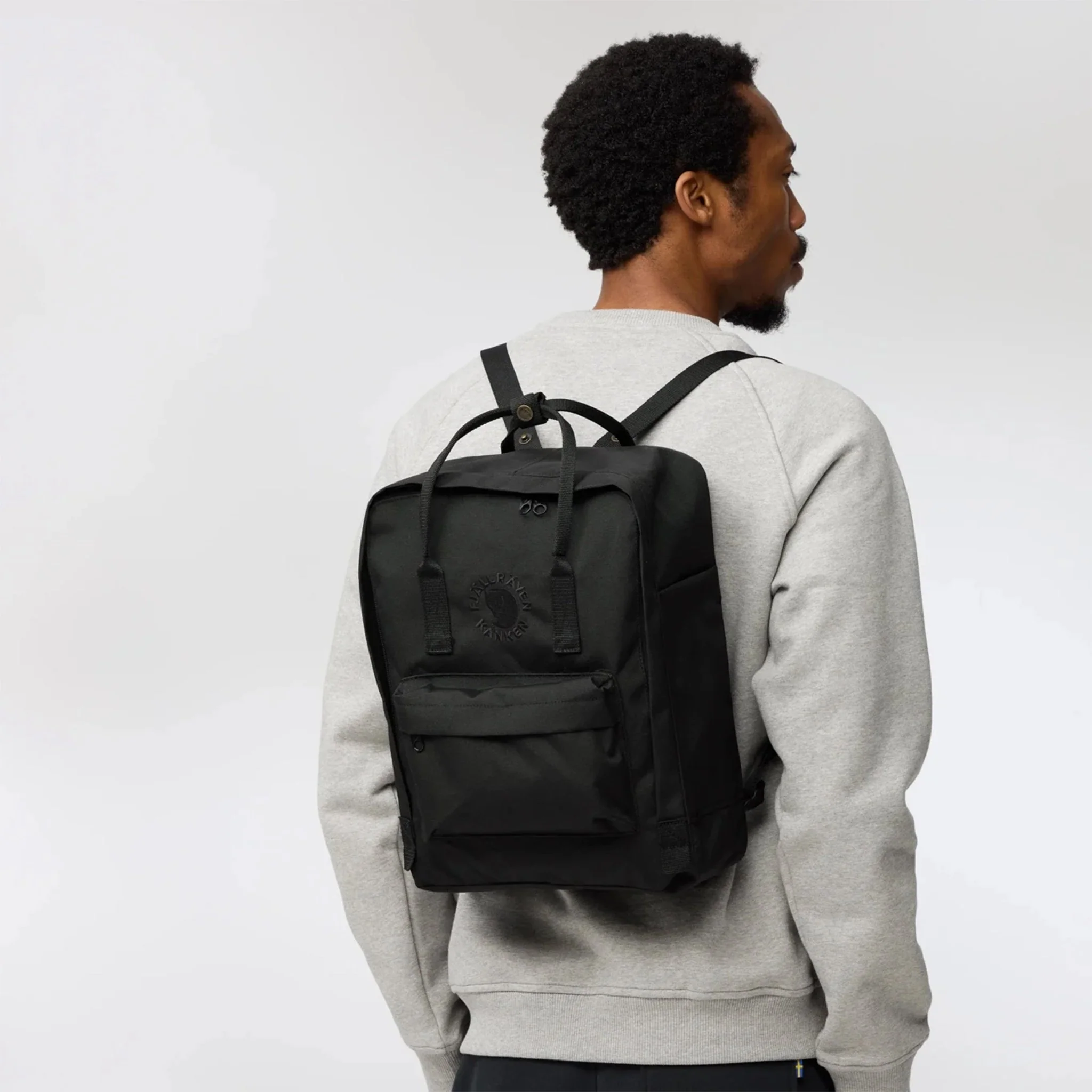 Fjallraven Re-Kanken Classic Backpack Sunflower Yellow - Image 2