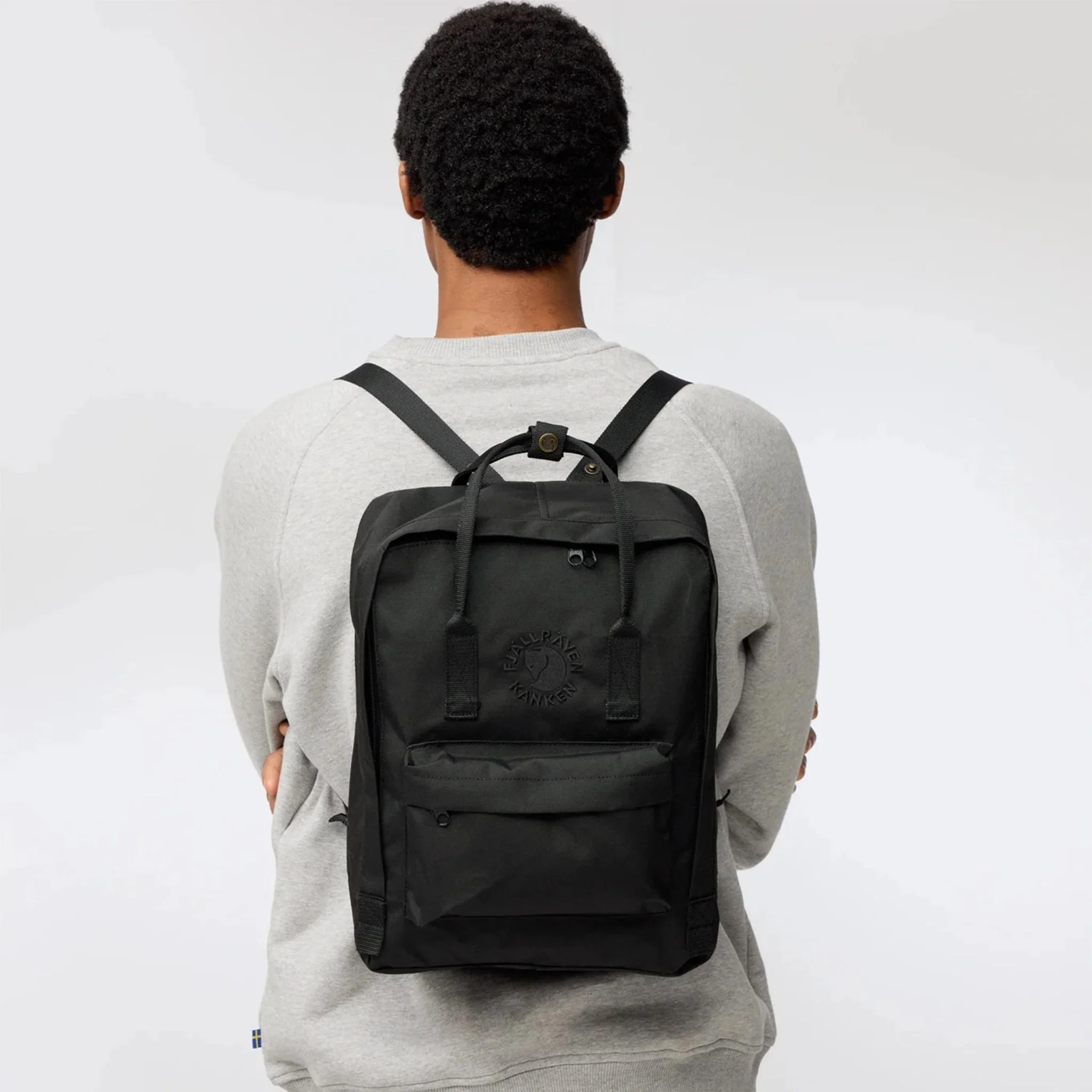Fjallraven Re-Kanken Classic Backpack Sunflower Yellow - Image 3