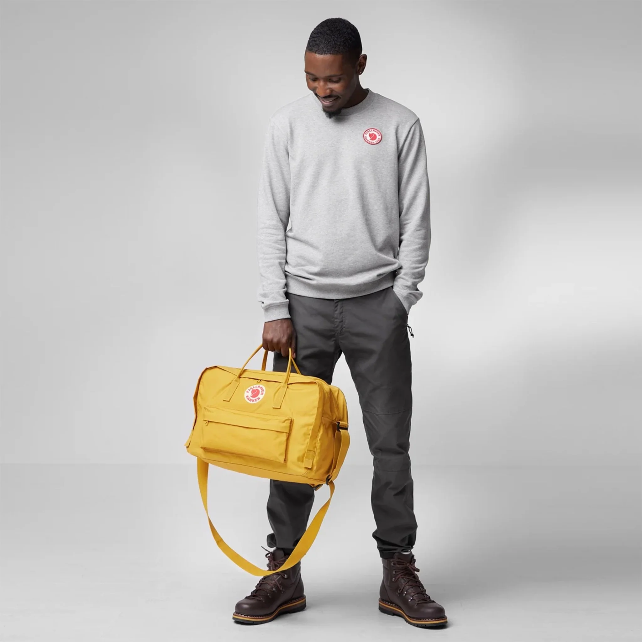 Fjallraven Kanken Weekender Bag Frost Green - Image 4