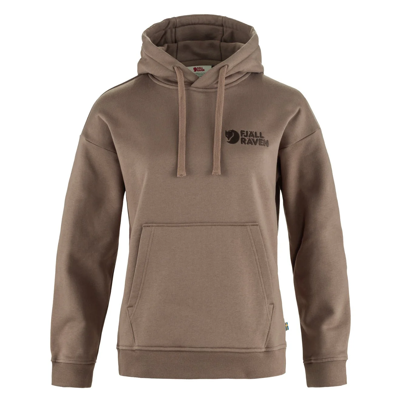 Fjallraven Womens Classic Hoodie Suede Brown