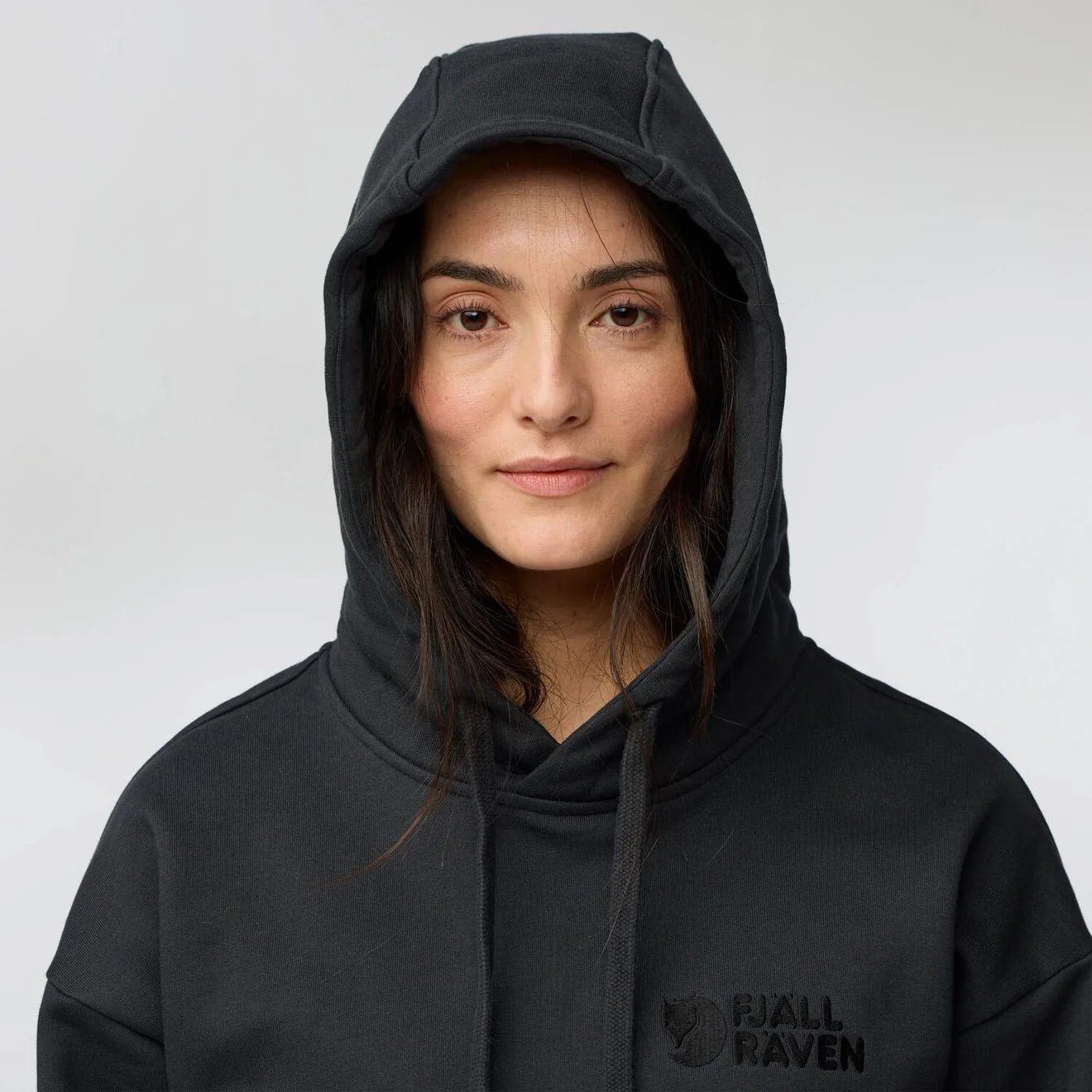 Fjallraven Womens Classic Hoodie Suede Brown - Image 6
