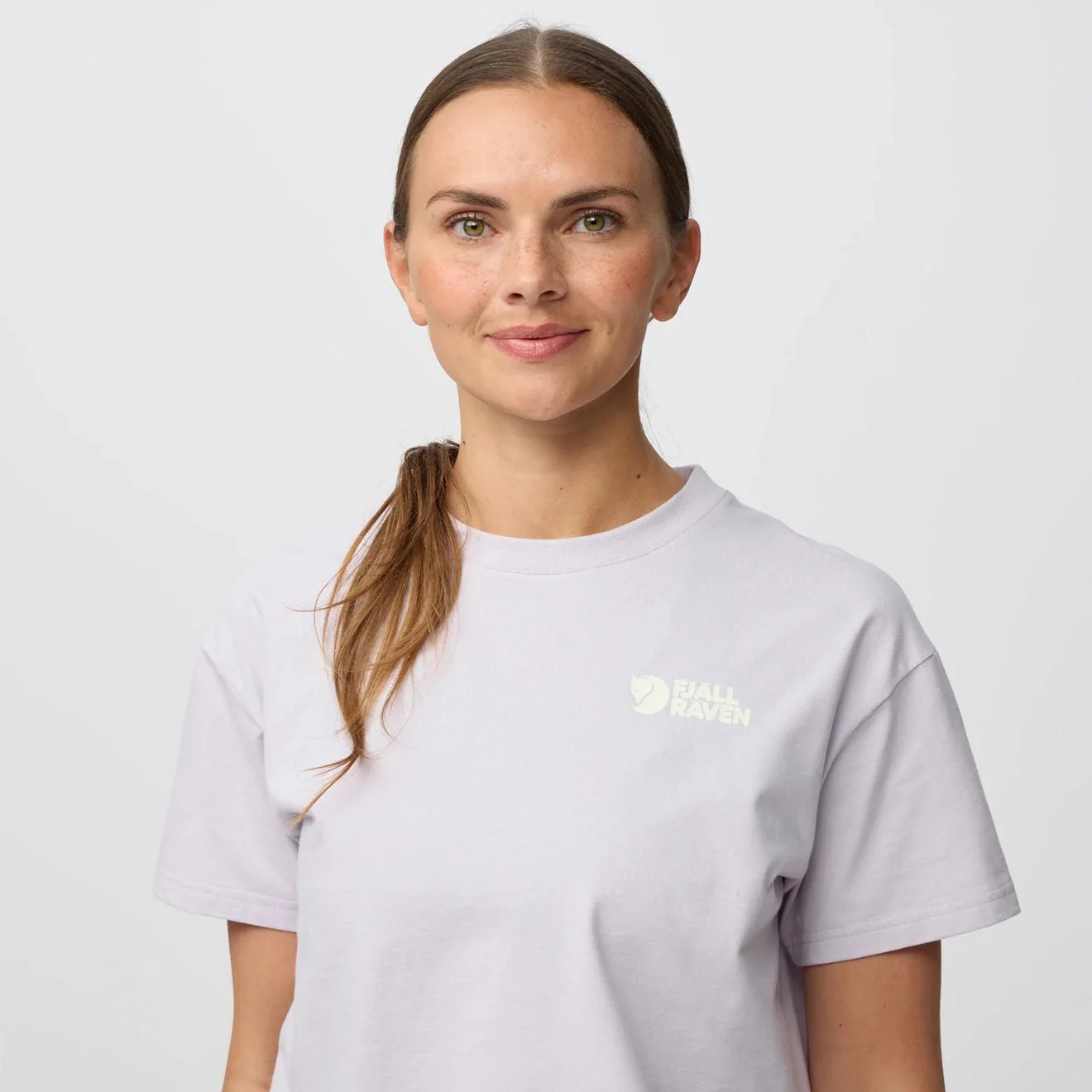 Fjallraven Womens Forest Walk T-shirt Lavender Mist - Image 3