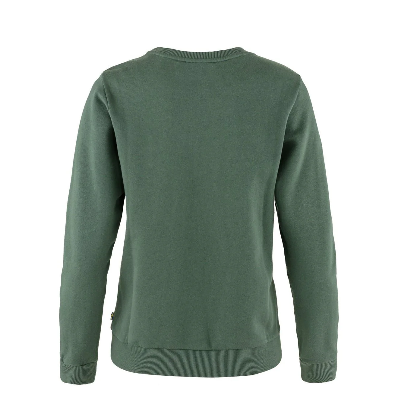 Fjallraven Womens Logo Sweater Deep Patina / Misty Green - Image 2