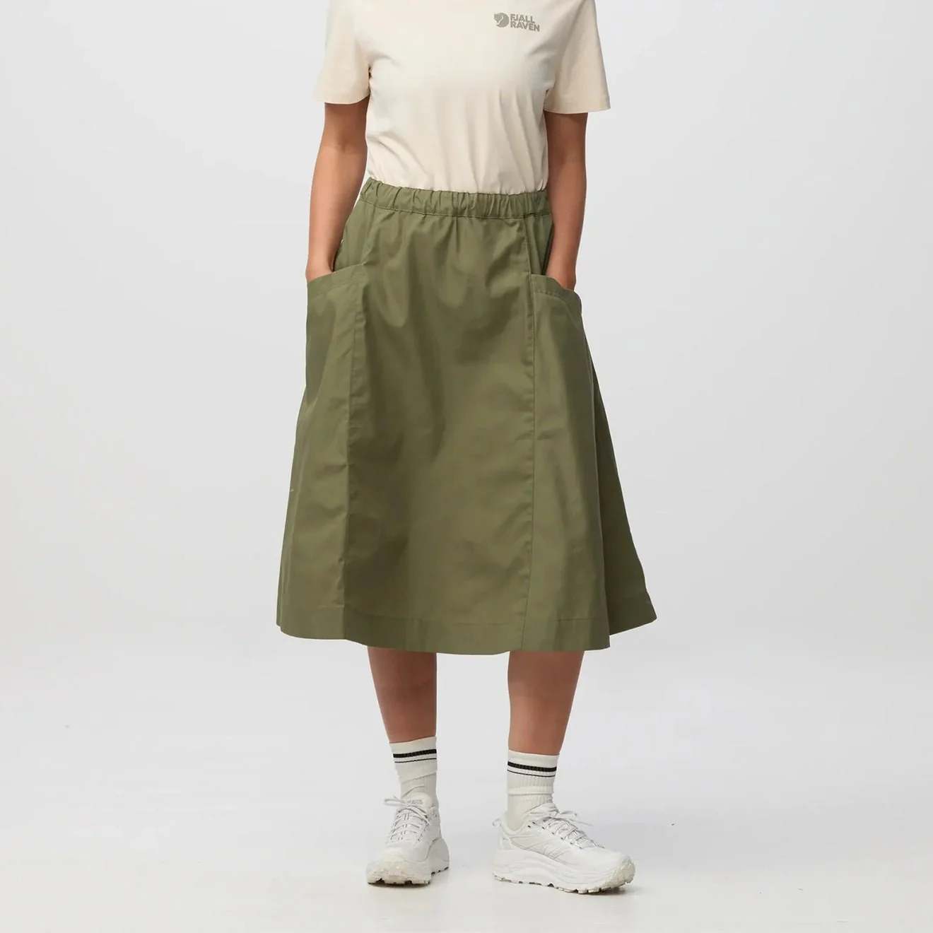 Fjallraven Womens Vardag Skirt Fossil - Image 3