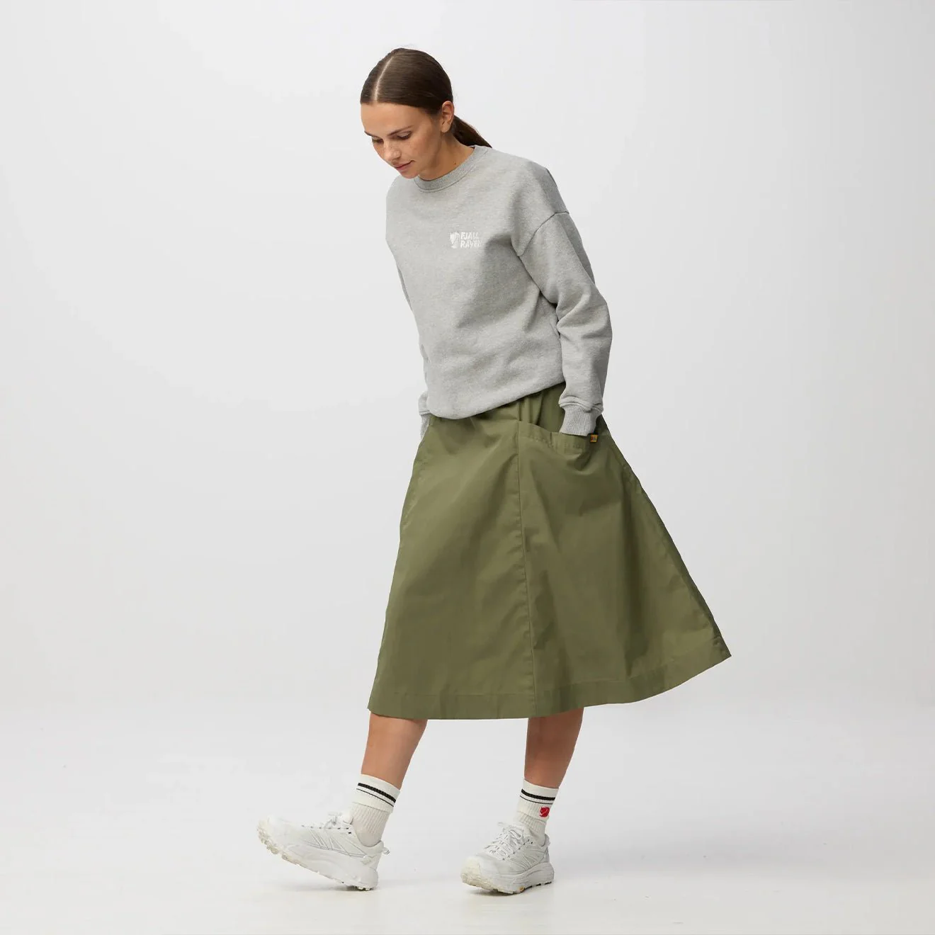Fjallraven Womens Vardag Skirt Fossil - Image 8