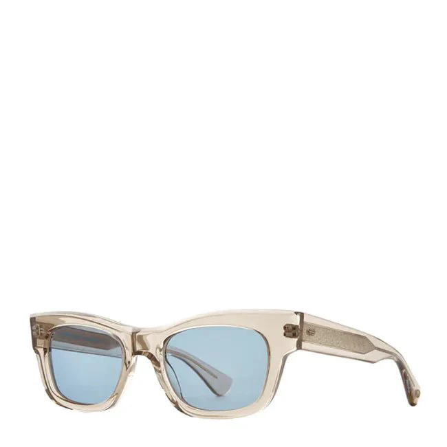 Garrett Leight Woz 49 Sunglasses Brew/Pacifica - Image 2