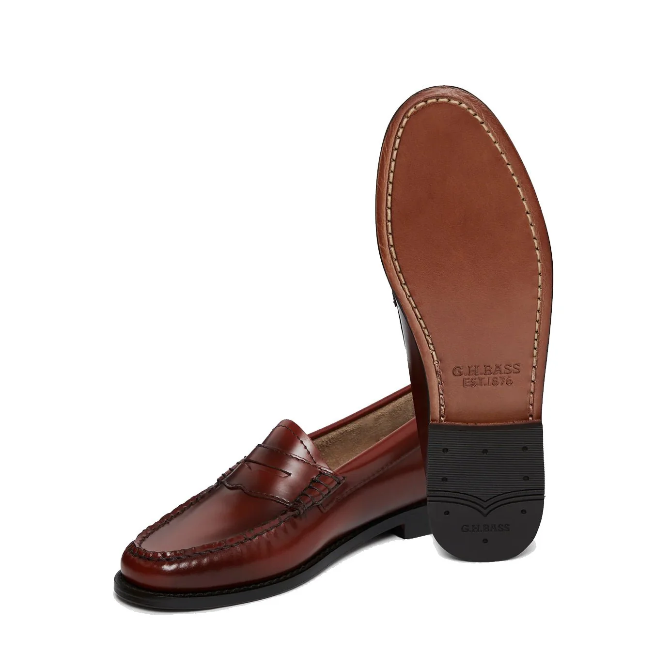 GH Bass Womens Penny Loafer Paprika - Image 3
