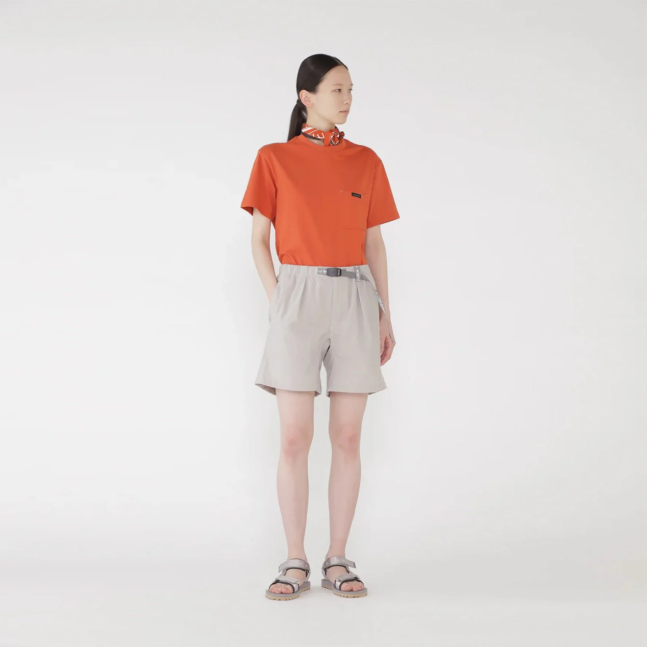 Gramicci x And Wander Backprint Tee Red - Image 9