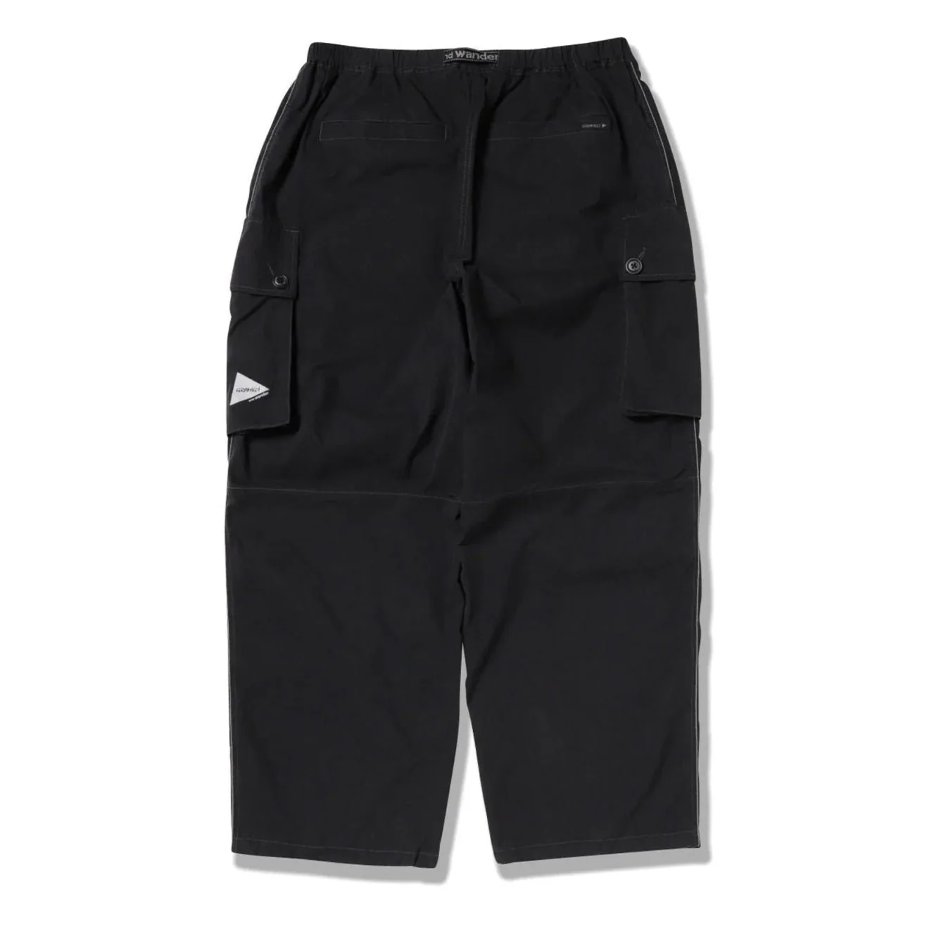 Gramicci x And Wander Womens Military Wide Pant Black - Image 2