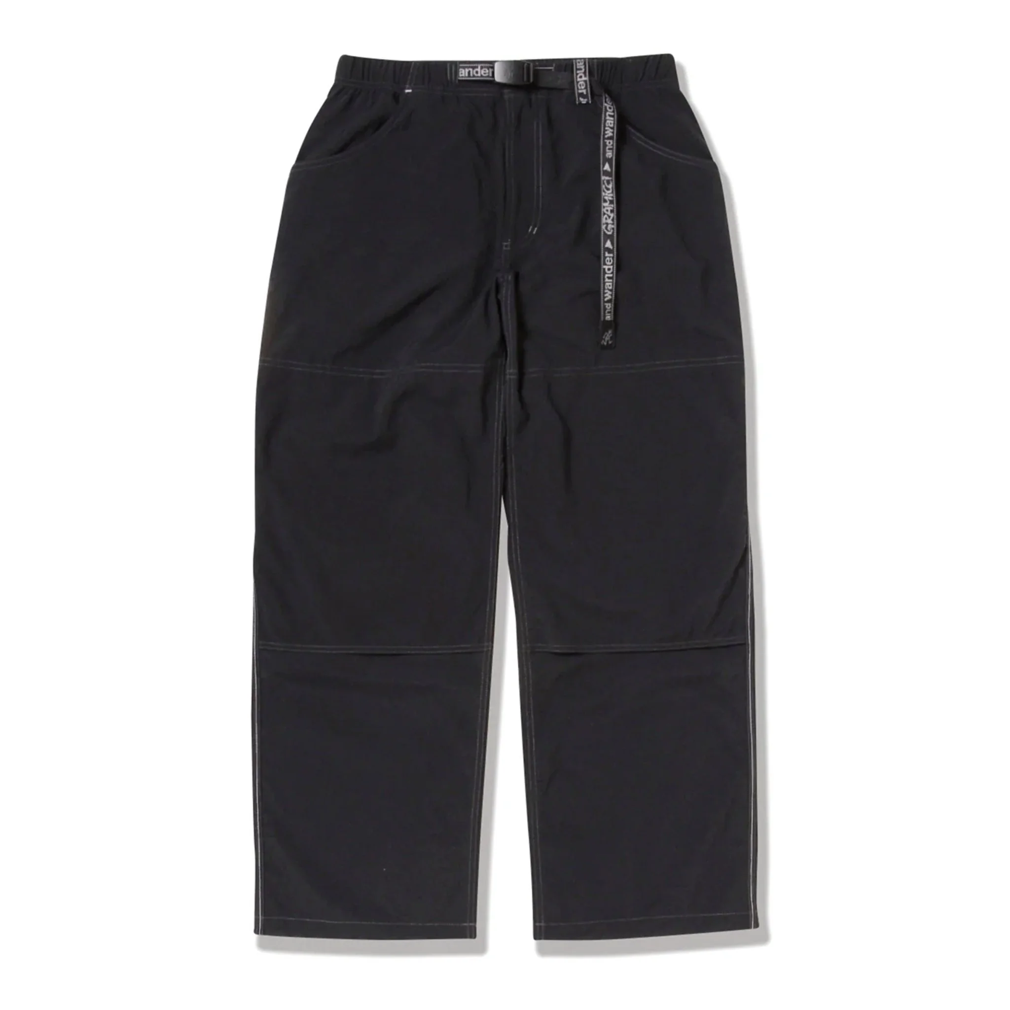 Gramicci x And Wander Womens Nylon Double Knee Pant Black