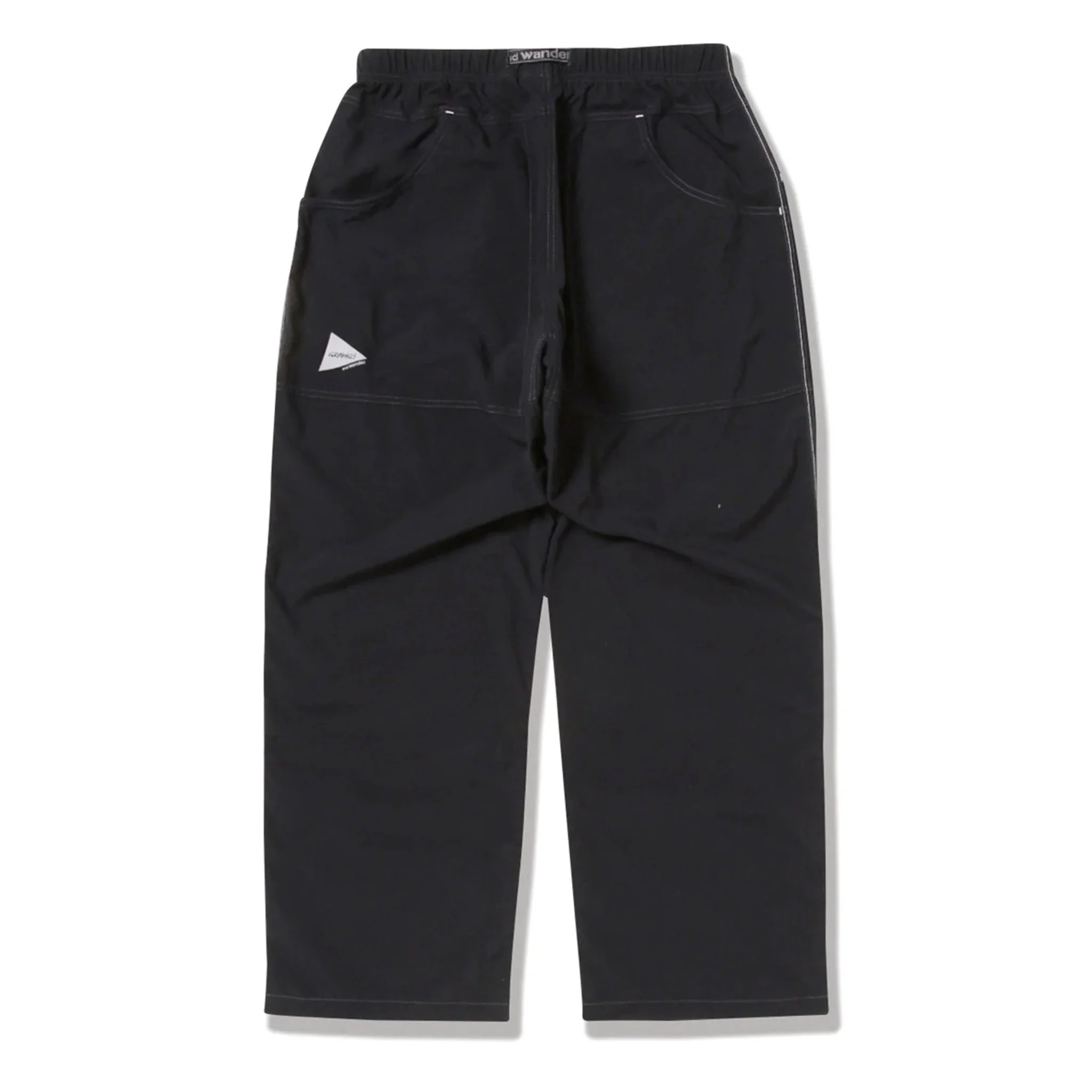 Gramicci x And Wander Womens Nylon Double Knee Pant Black - Image 2