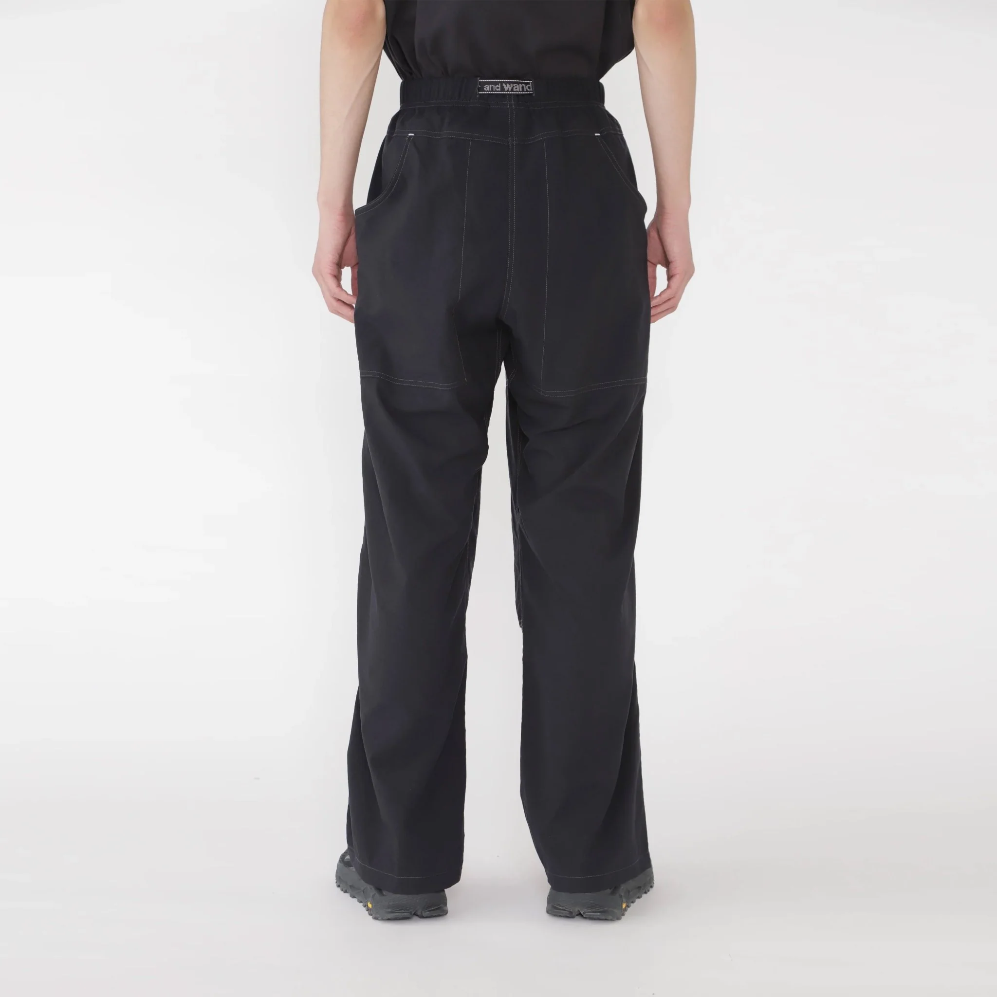Gramicci x And Wander Womens Nylon Double Knee Pant Black - Image 5