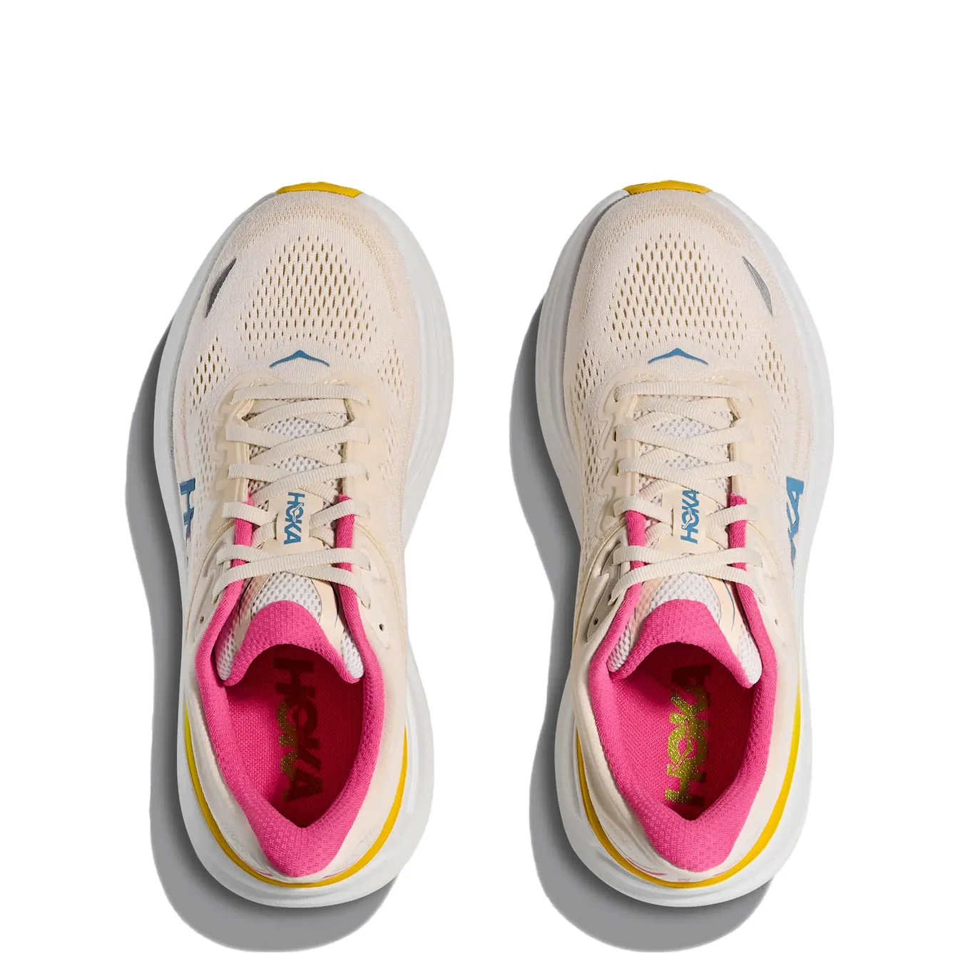 Hoka Womens Bondi 9 Trainer Alabaster / Birch - Image 4