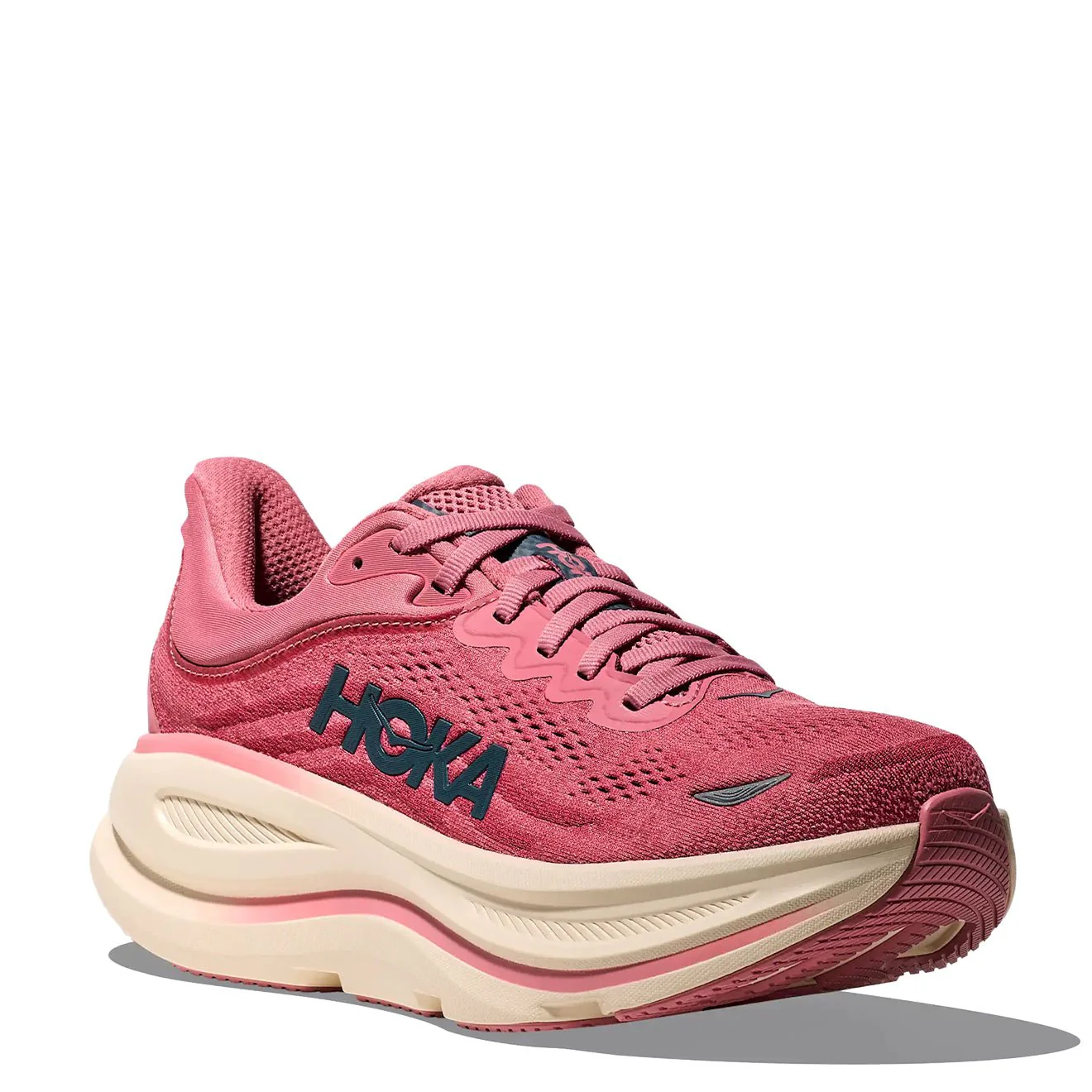 Hoka Womens Bondi 9 Trainer Lingonberry / Cranberry - Image 2