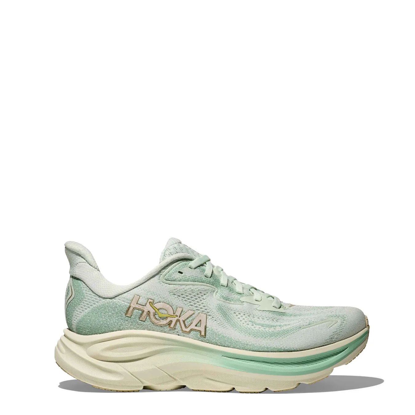 Hoka Womens Clifton 10 Trainer Sea Glass / Jadeite