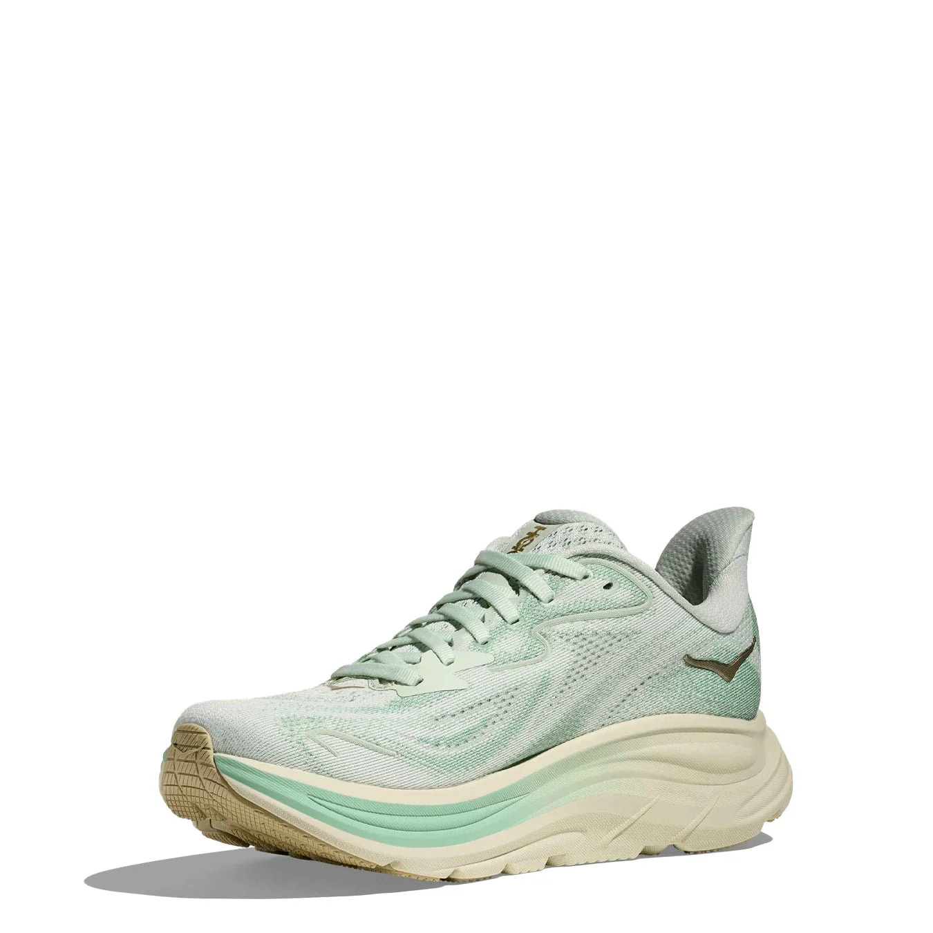 Hoka Womens Clifton 10 Trainer Sea Glass / Jadeite - Image 5